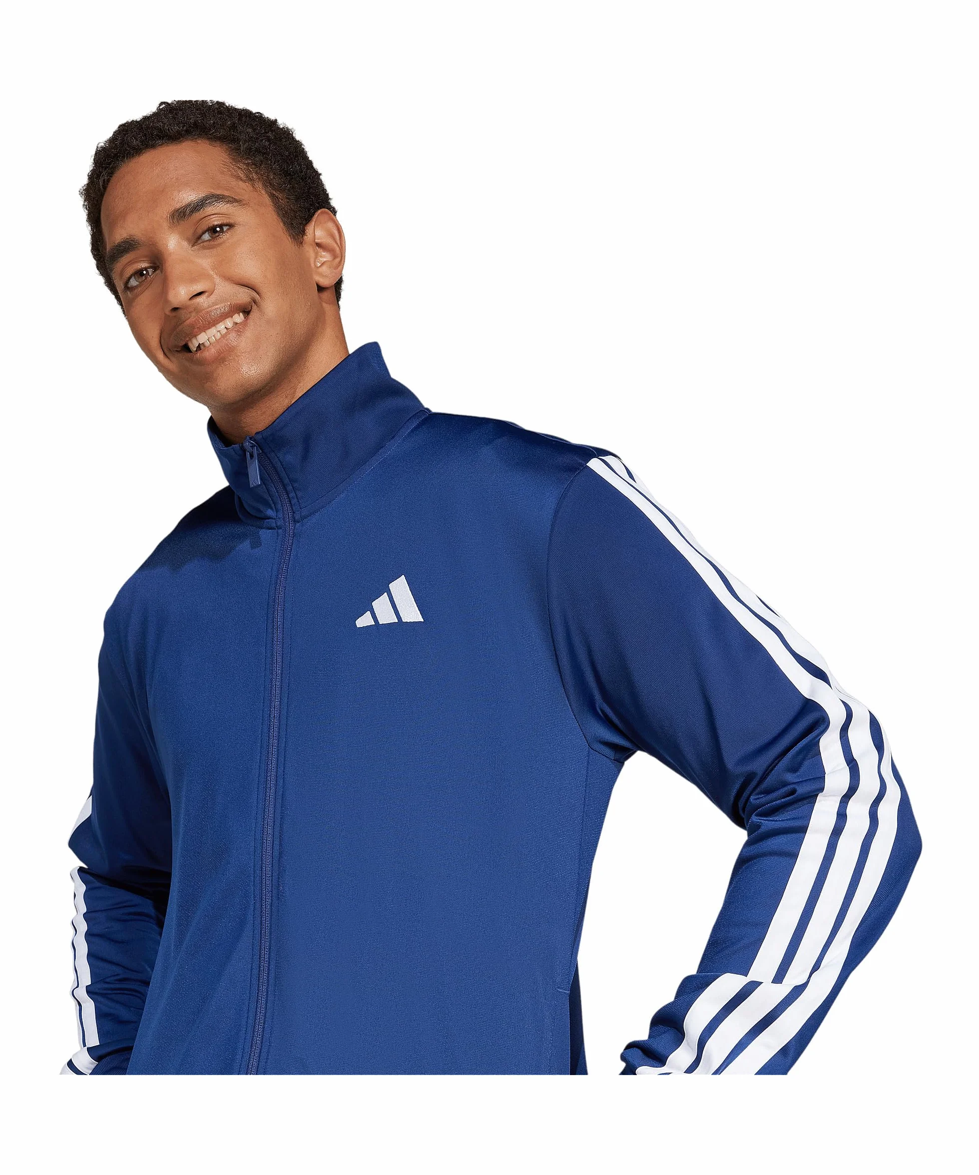 adidas Hombre 3 Stripes Tricot Regular Track Top