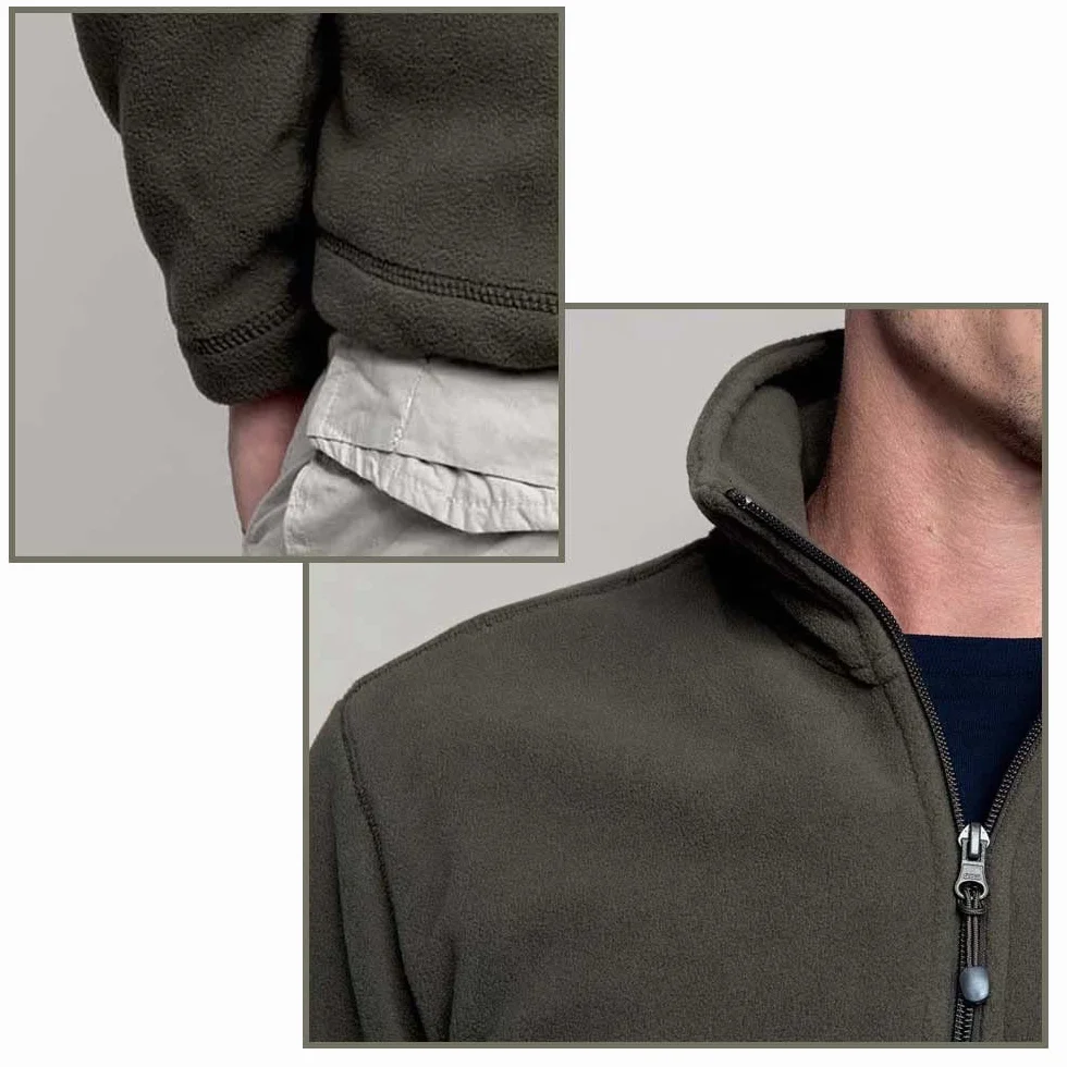 Chaqueta polar jabalí - ropa de caza personalizada