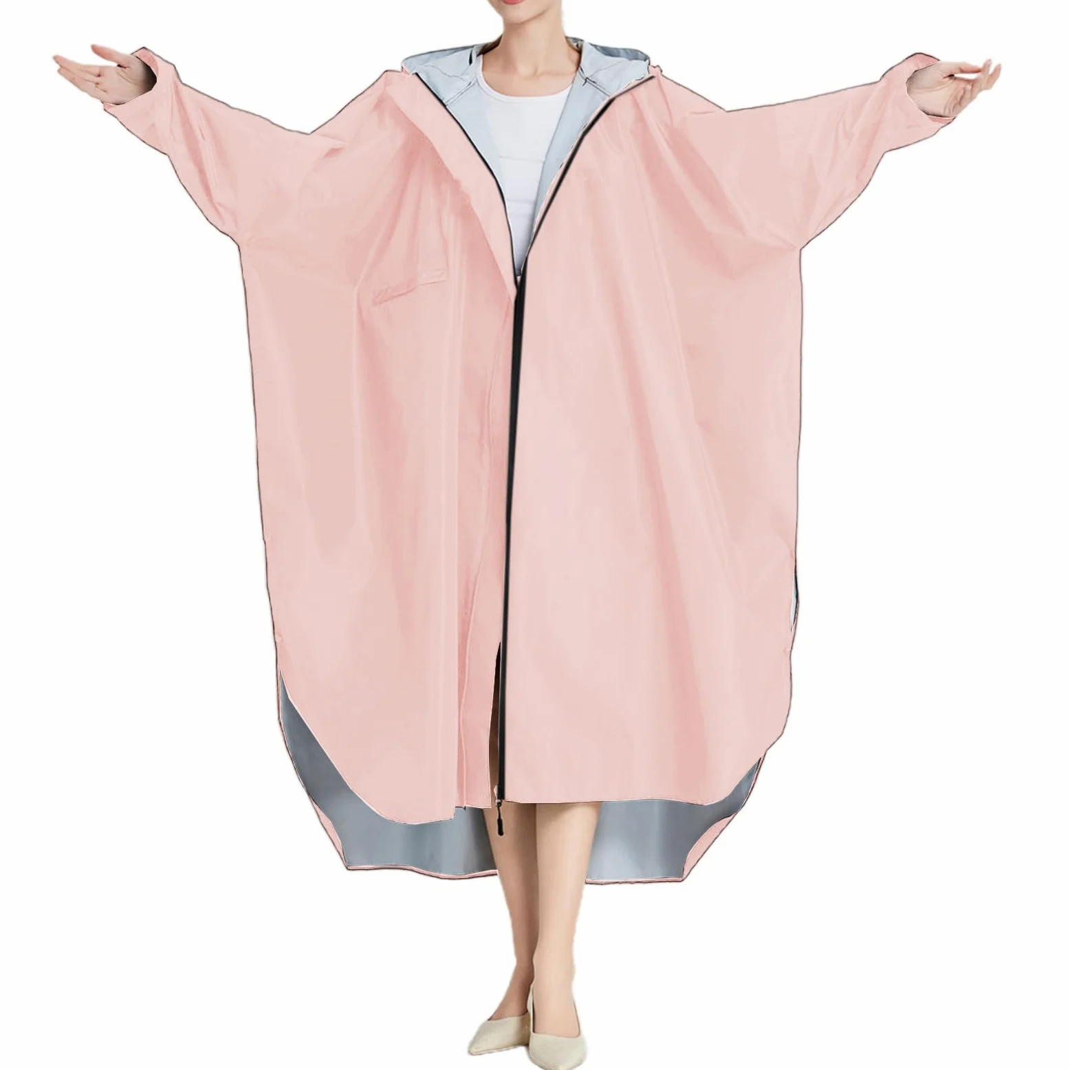 Genérico 2026 Chubasquero Poncho de Lluvia para Adultos, Unisex, Largo, Impermeable Exteriores con Capucha, Material, Ligero, Moderno, Ciclismo, Senderismo y Viajes. Amazon ES