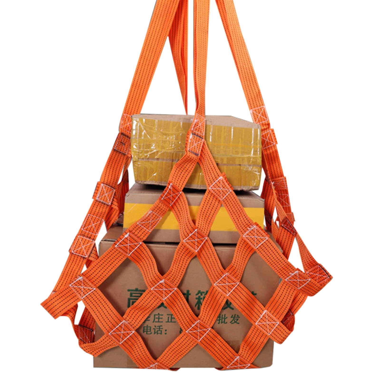 Cargo Lifting Net Heavy Duty Hoisting Net Sling Mesh Material Handling Net for Warehouse Construction