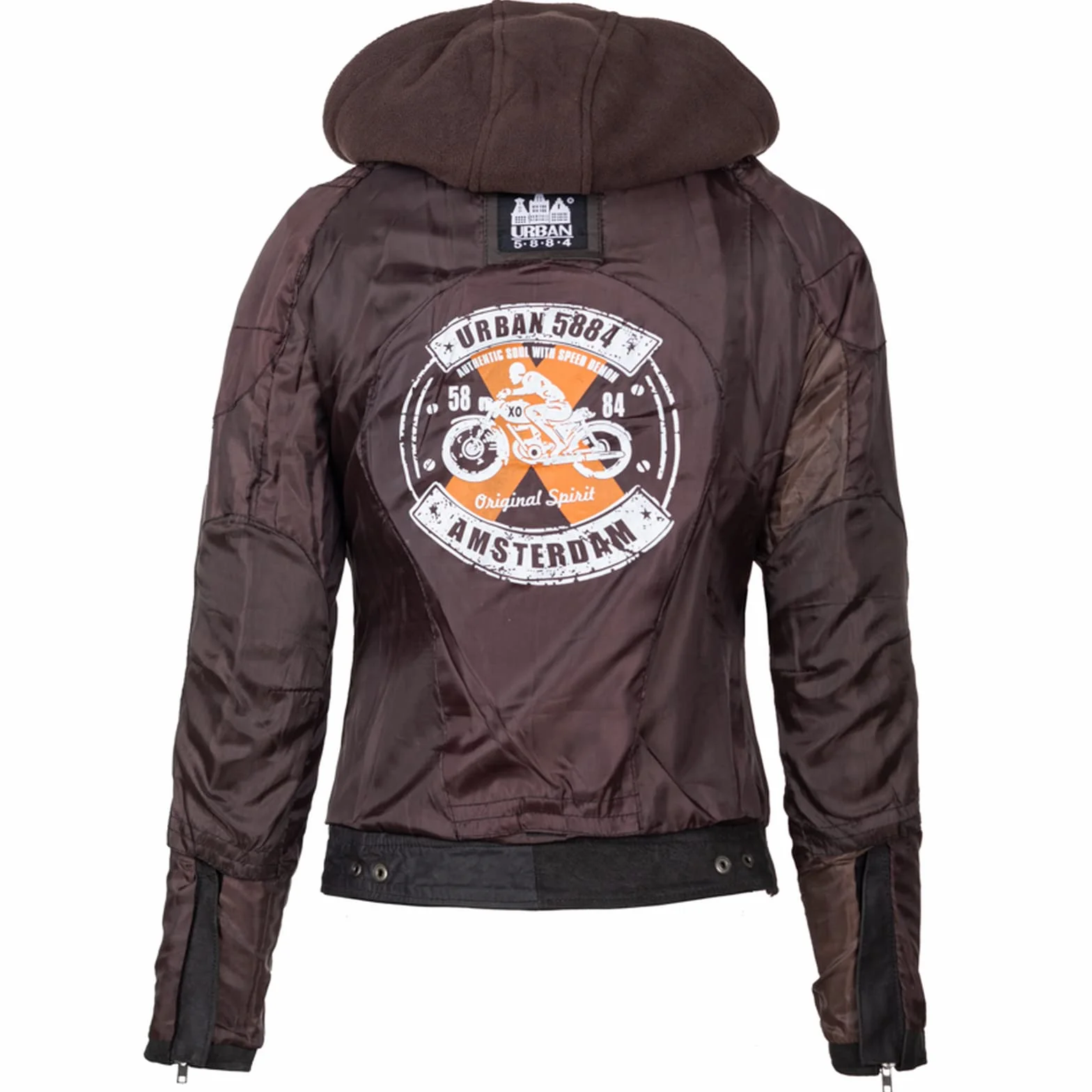 Urban Leather UR-152 Chaqueta Moto Mujer de Cuero '58 LADIES