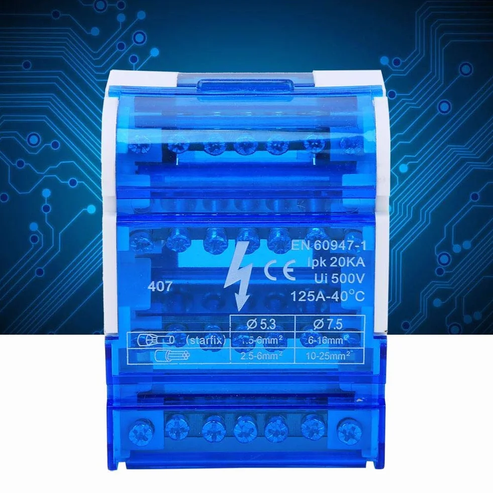 Caja de Distribución de Cables 4 Niveles 407, 4 Entradas 24 Salidas, Tapa Transparente