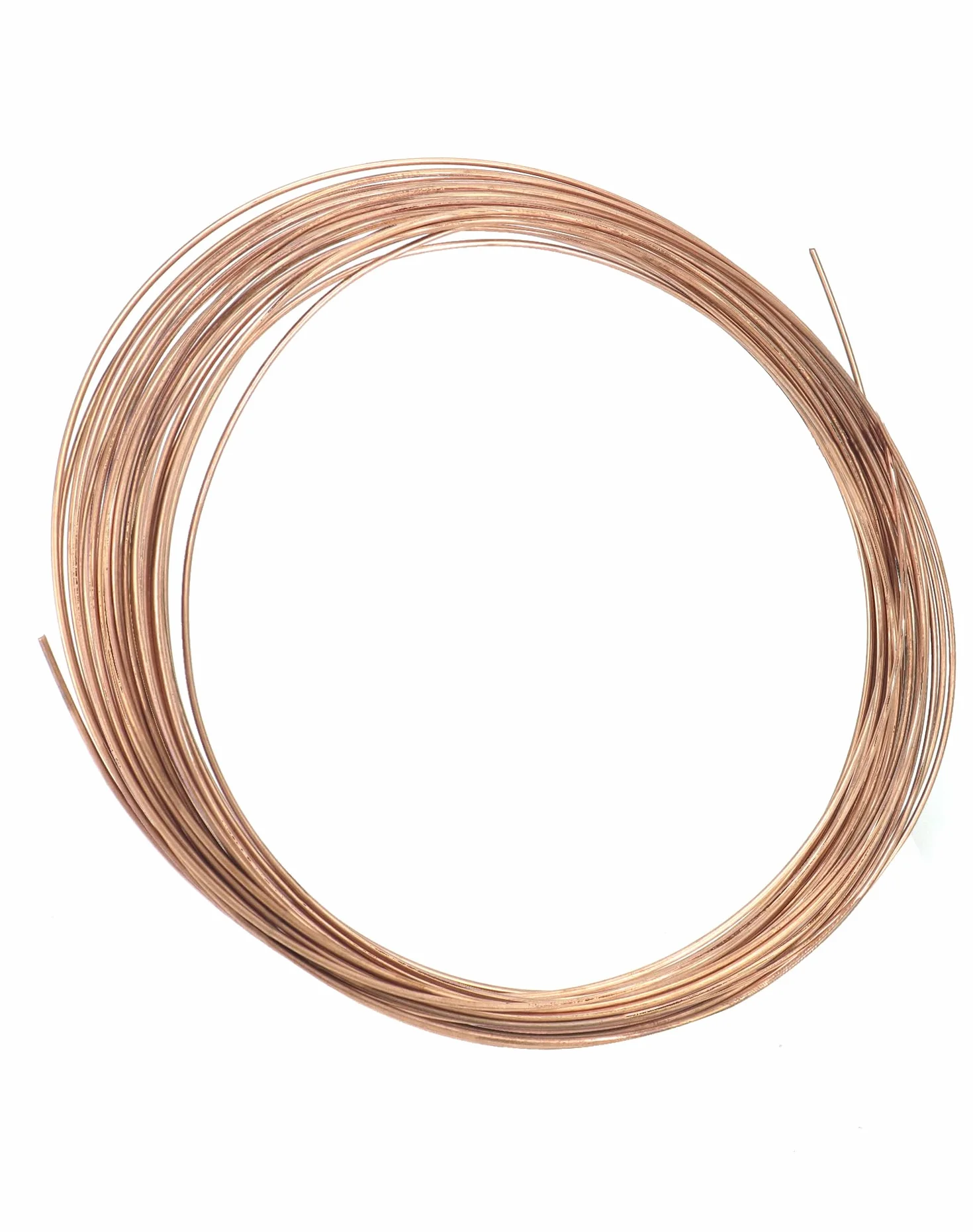 QWORK Hilo de Cobre Puro Ø2mm 10m Alambre Cu 99 DIY