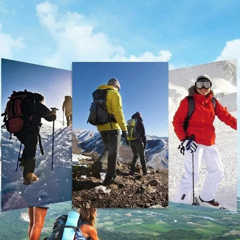 Guantes térmicos eléctricos, guantes de calefacción recargables para pantalla táctil, guantes térmicos para actividades al aire libre como escalada, senderismo y esquí, capacidad de batería de 4000