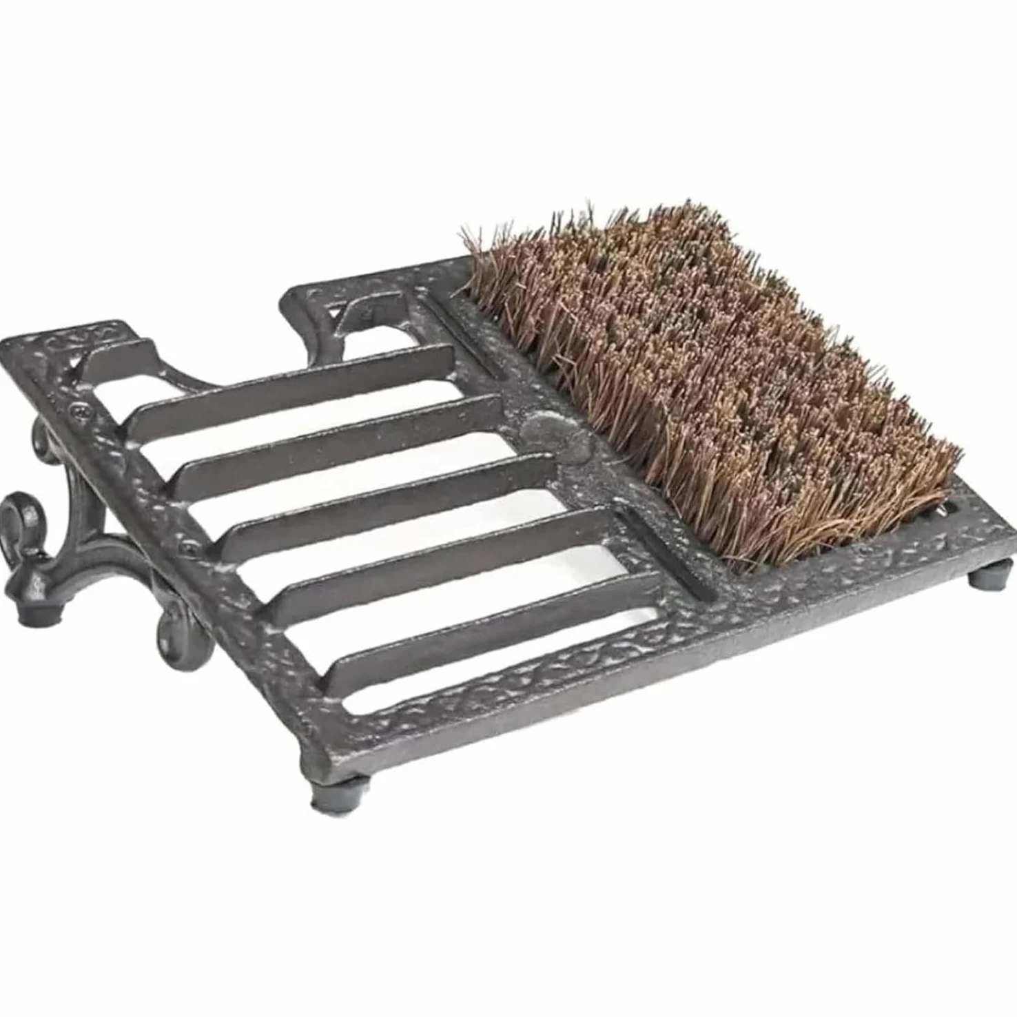 Rascador de botas de hierro fundido, cepillo resistente para zapatos, diseño vintage para una fácil limpieza, apto para uso en interiores y exteriores