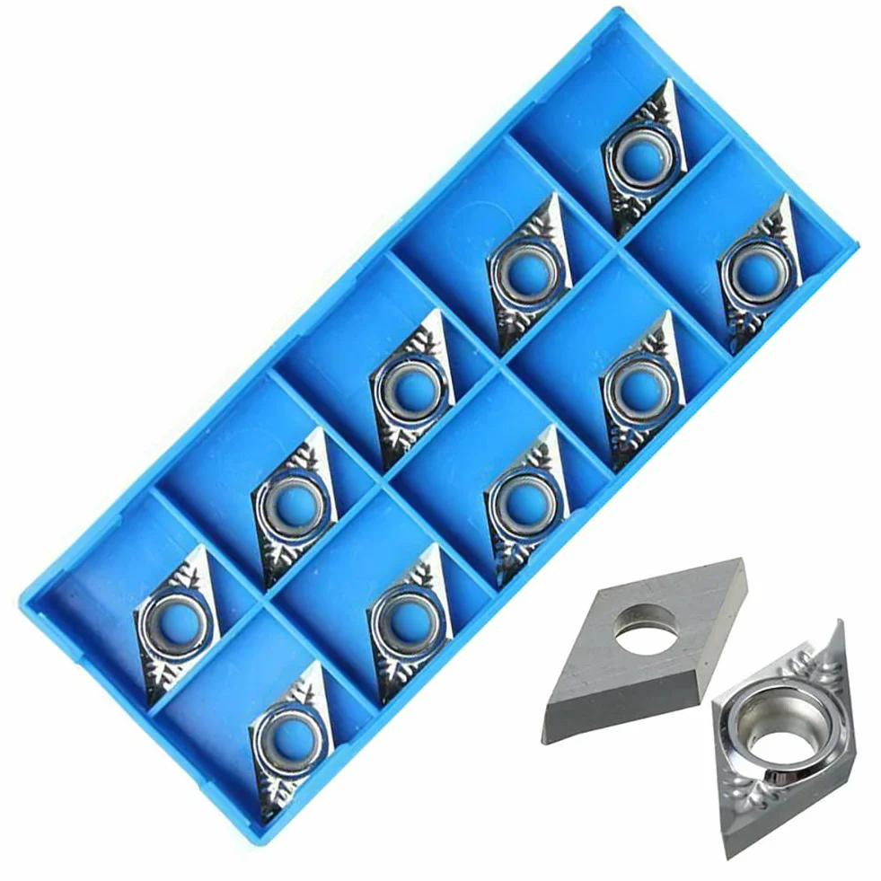 Insertos de torneado de carburo DCGT11T304-AK H01 DCGT32.51 DCMT para aluminio