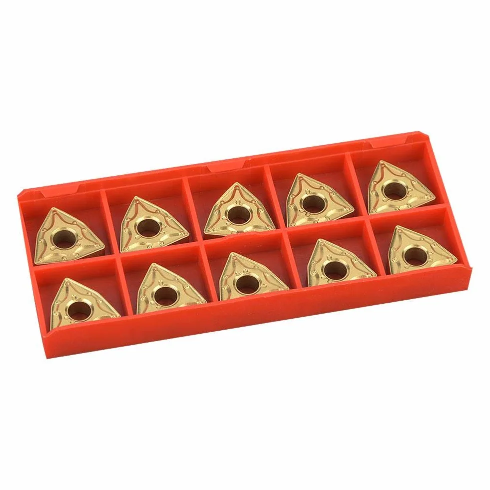 Samfox Insertos de Carburo WNMG 10 Piezas para Torno Herramienta de Corte CNC