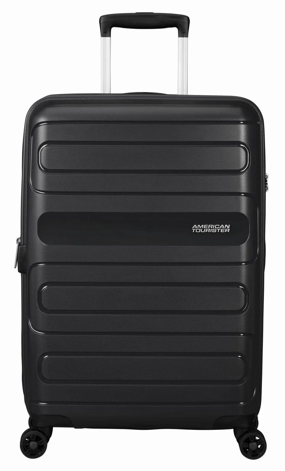American Tourister Sunide - Spinner M Extensible Valisene Bleu, Noir (Negro), Spinner M (67.5 cm - 83.5 L), Spinner M Extensible (67.5 cm - 83.5 L)
