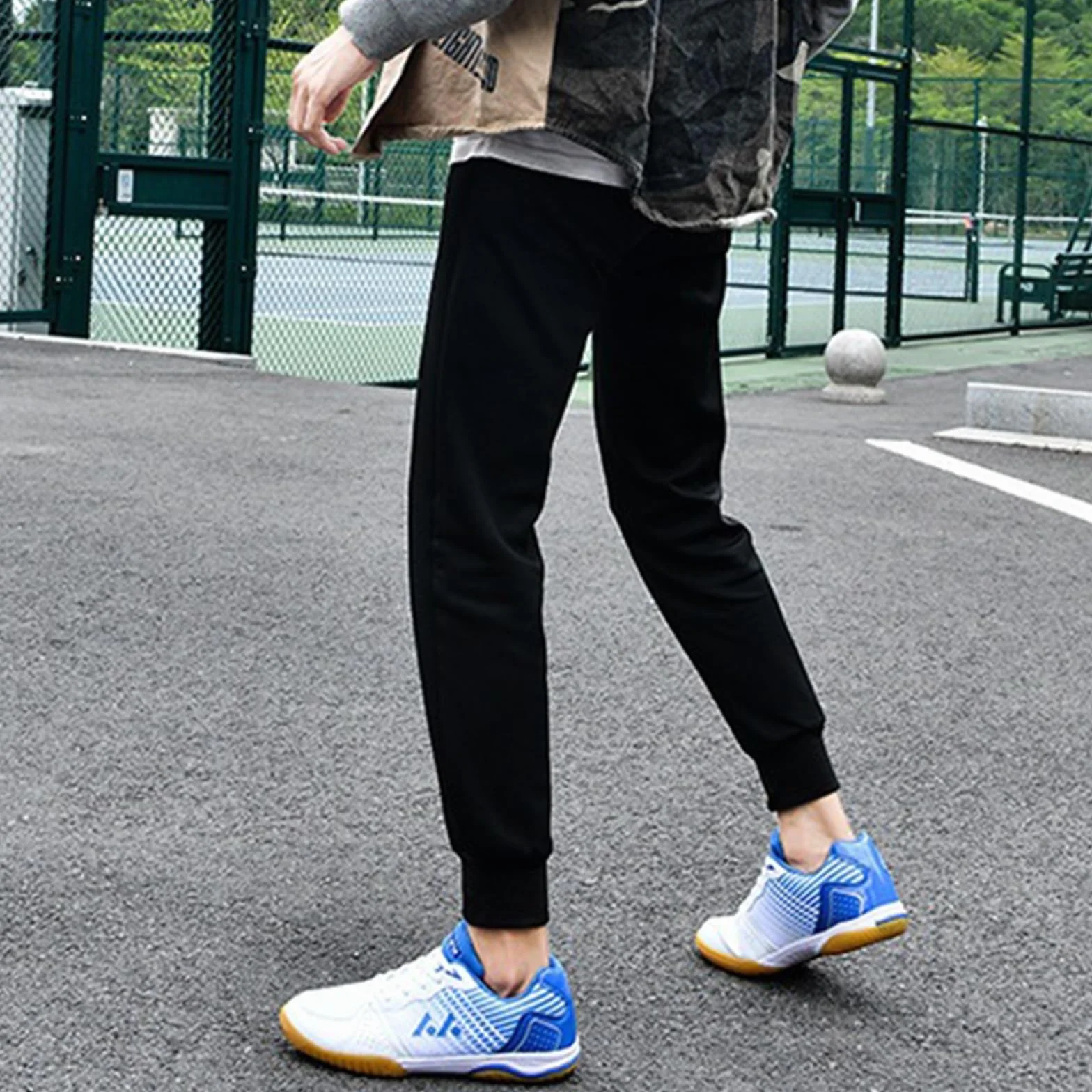 Zapatos de bádminton para hombres y mujeres, ligeros, antideslizantes, con absorción de golpes