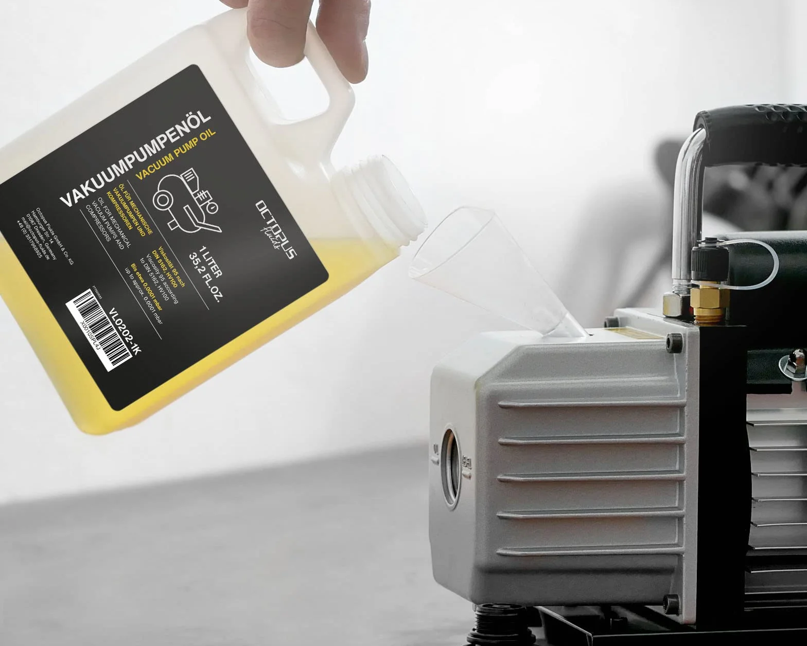 Aceite para bomba de vacío, bombas rotativas a paletas, válvulas de compuertas, lóbulos y pistones