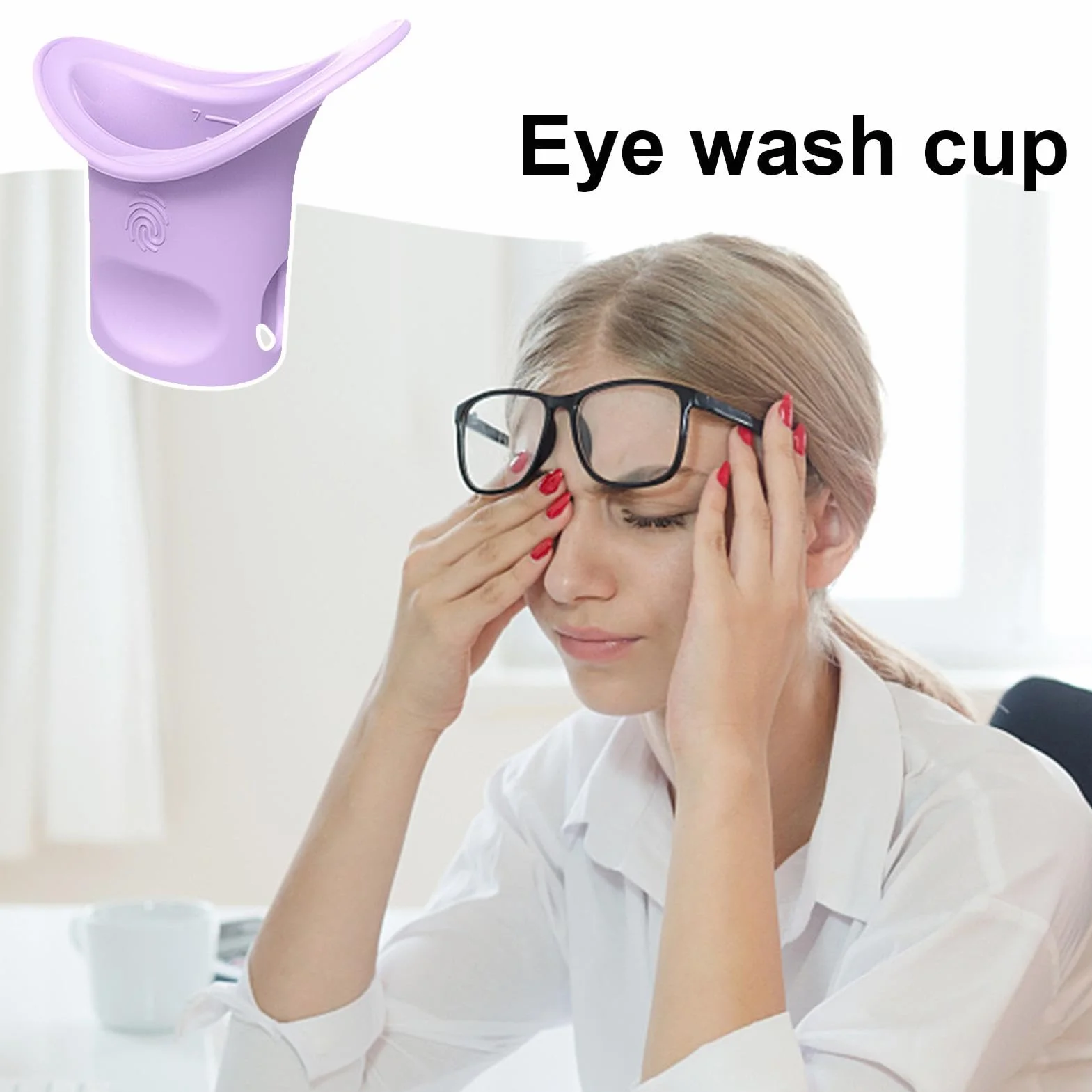 Copa de baño para ojos | Kit de limpieza ocular | Taza de limpiador de ojos
