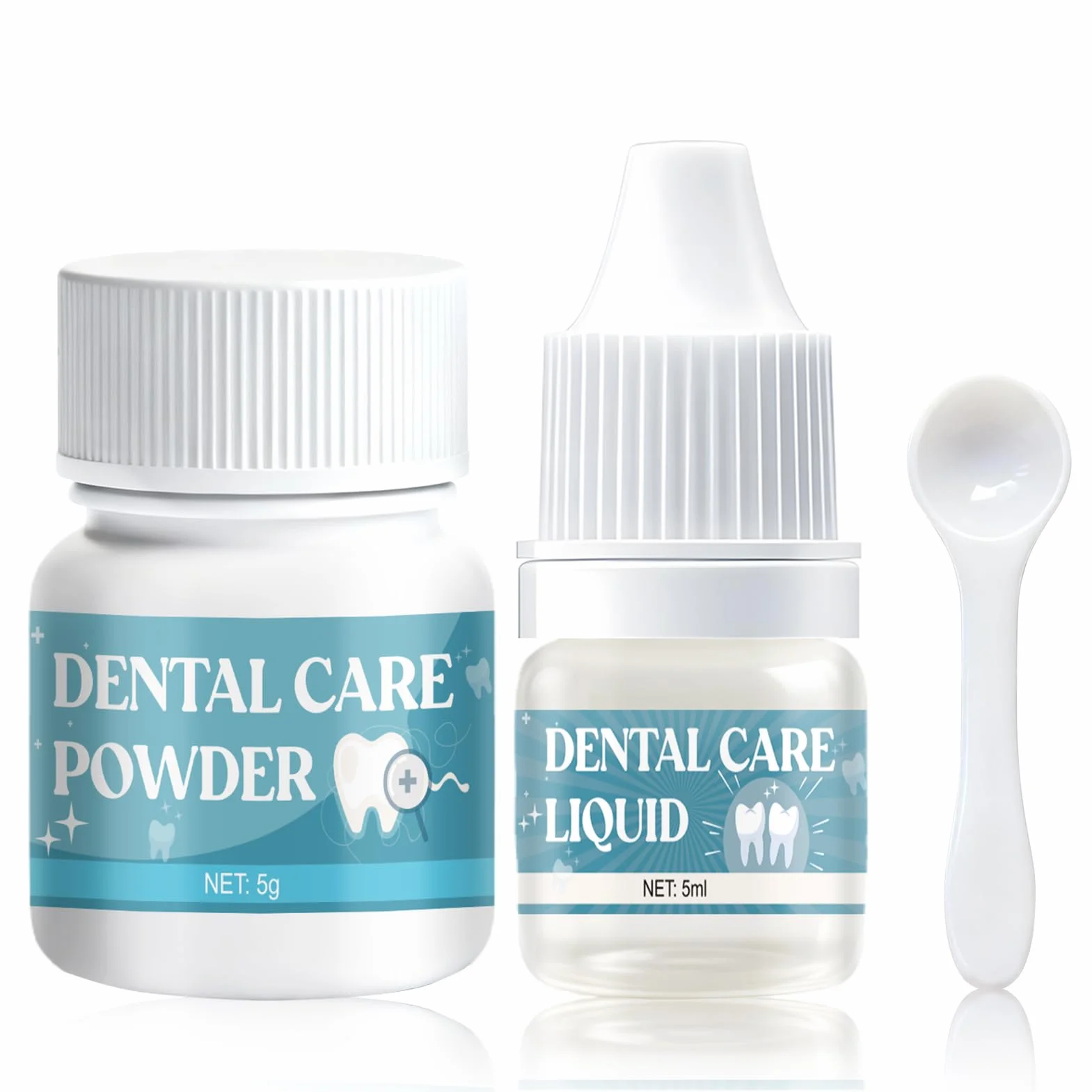 Pegamento Dental Cemento Kit de Fijación para Corona Puente Rellenar Caries