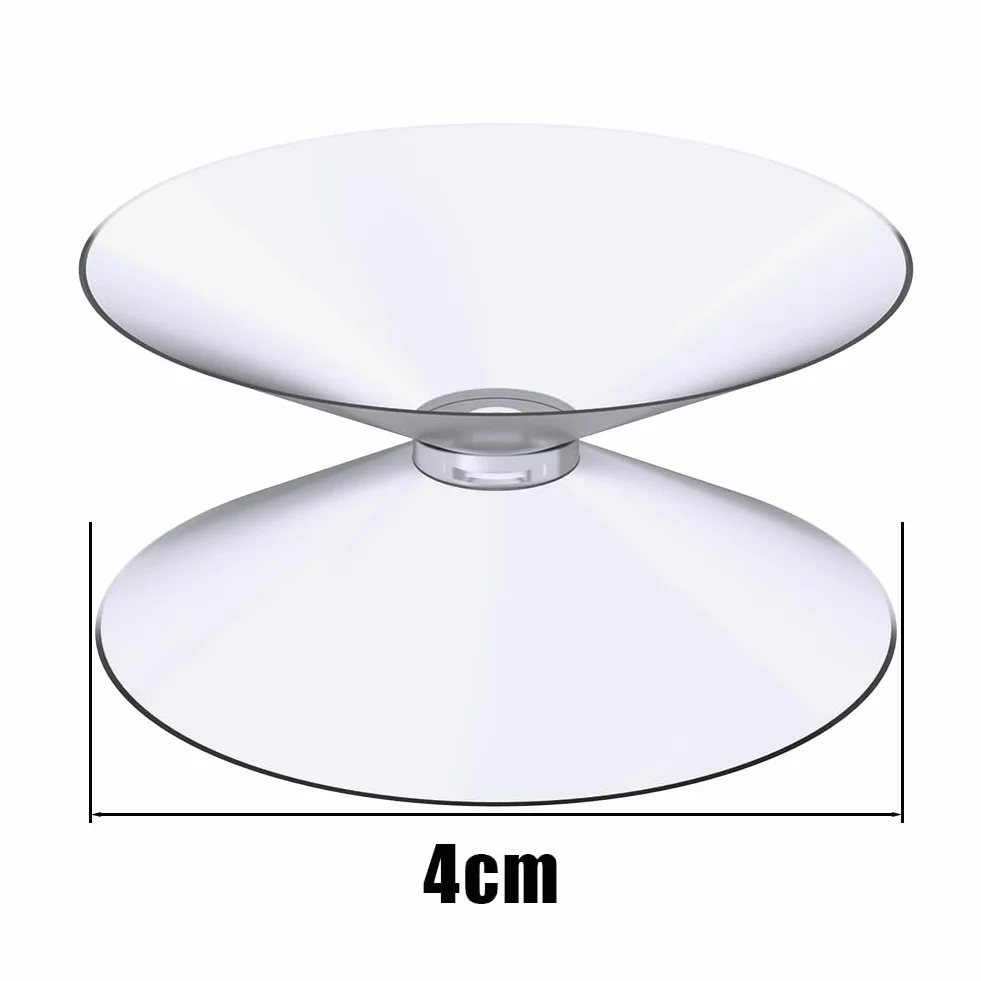 flintronic Ventosa de doble cara 40 mm, 6 Piezas para Camper, Baño, Armario, Ventana