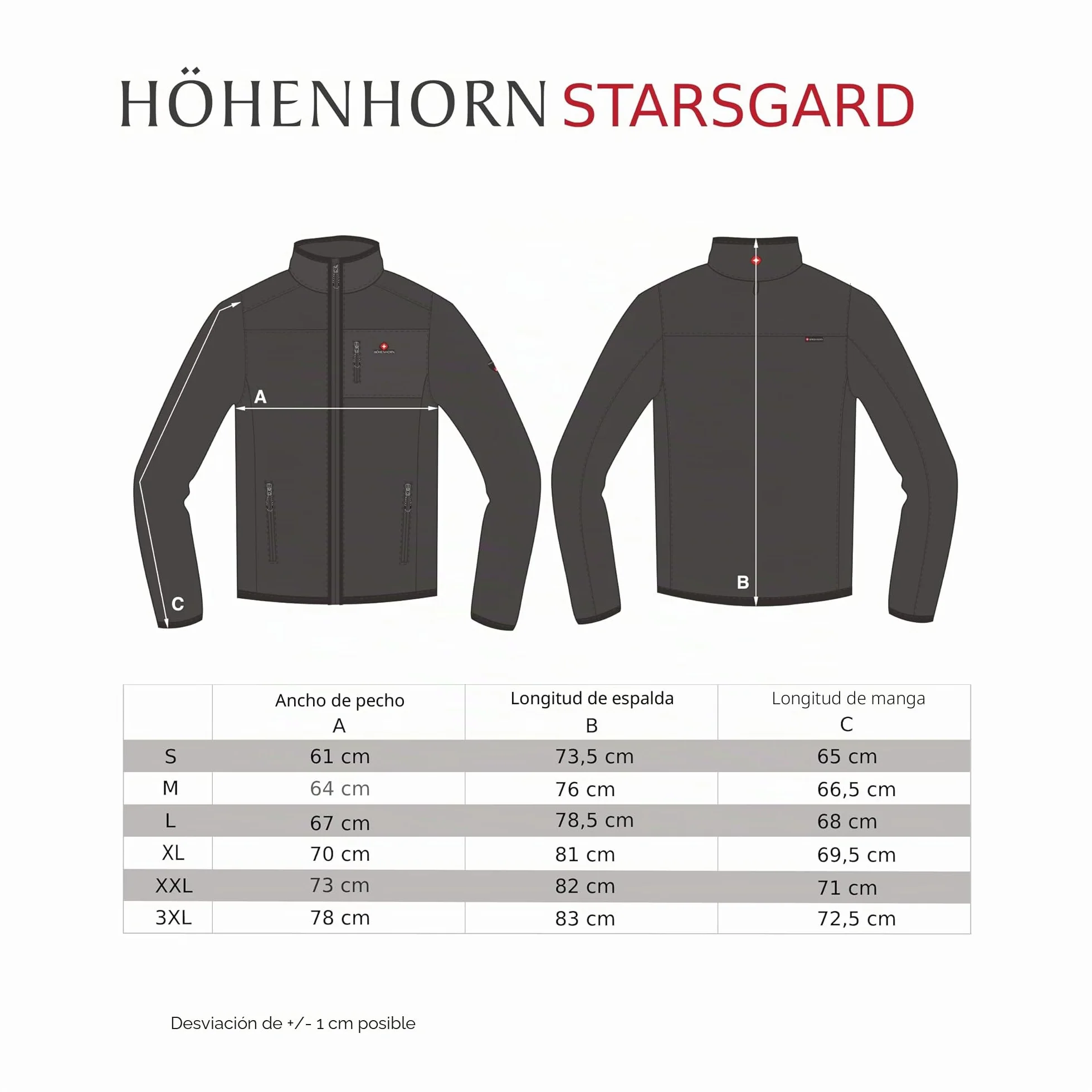 Höhenhorn Starsgard - Chaqueta de invierno para hombre, impermeable, transpirable