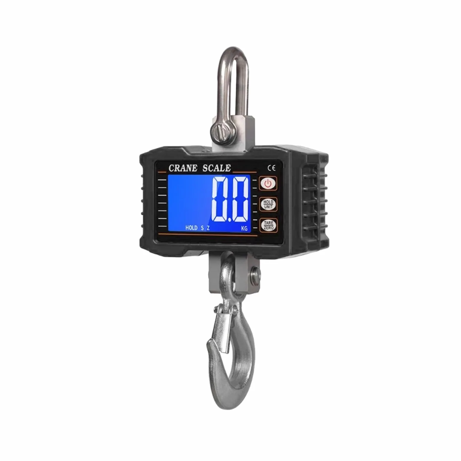 Escala colgante, 1000kg/2204lb Báscula digital colgante para grúa | Incluye cambio de unidades, pantalla digital legible y diseño portátil para almacenes, talleres y pesaje industrial.