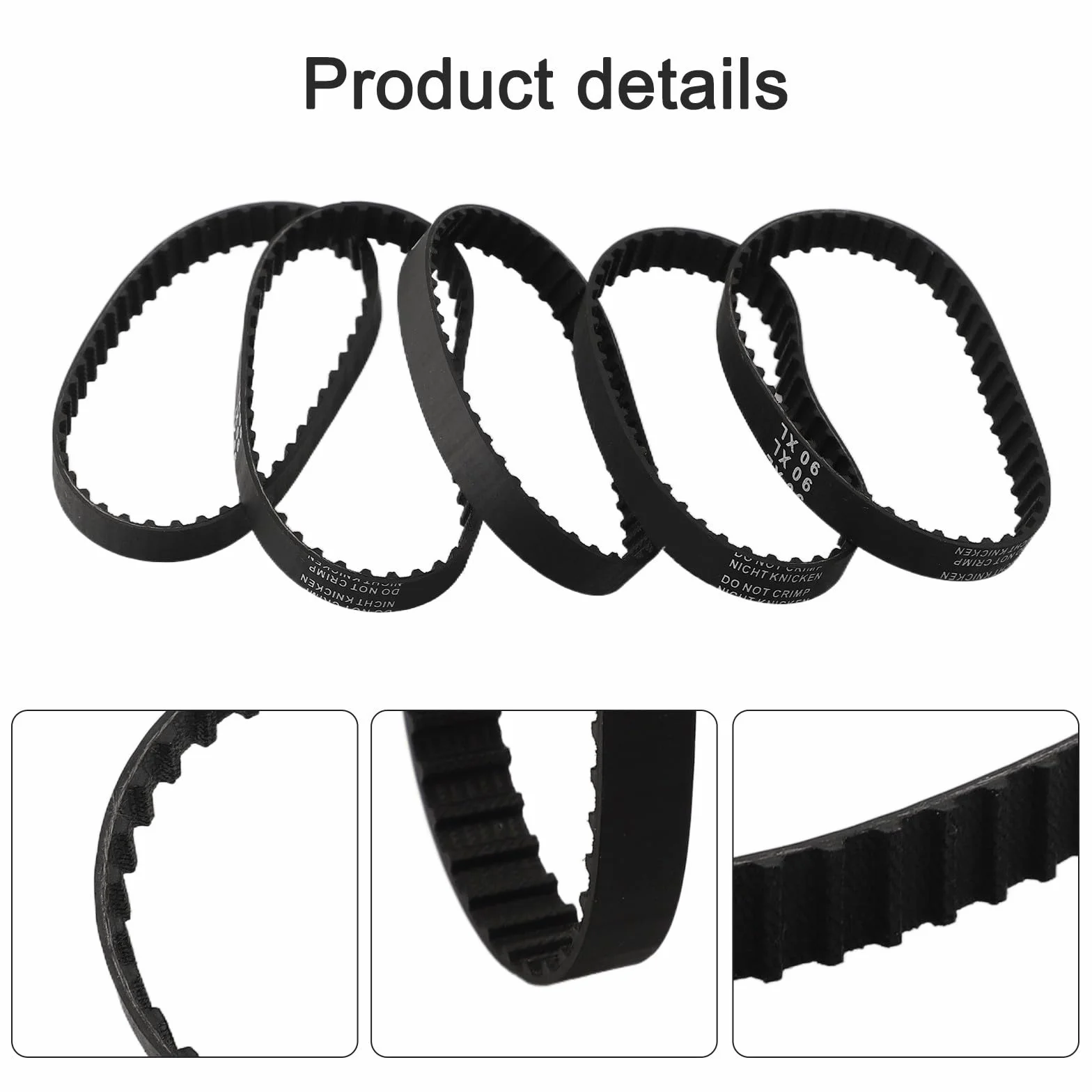 Correas de transmisión cepilladoras 90XL 45 dientes 10 mm para Black Decker DN75 DN750 KW750 SR600