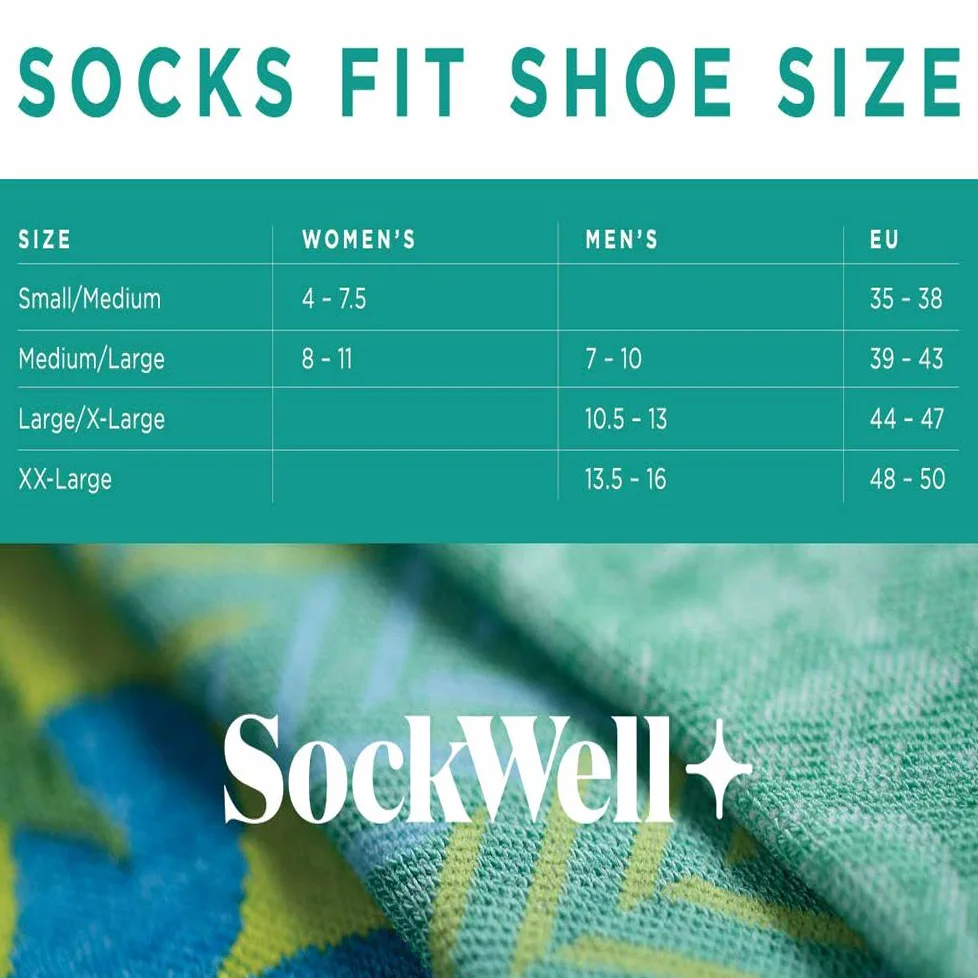 Sockwell Calcetines de compresión para mujer, complementados, medianos