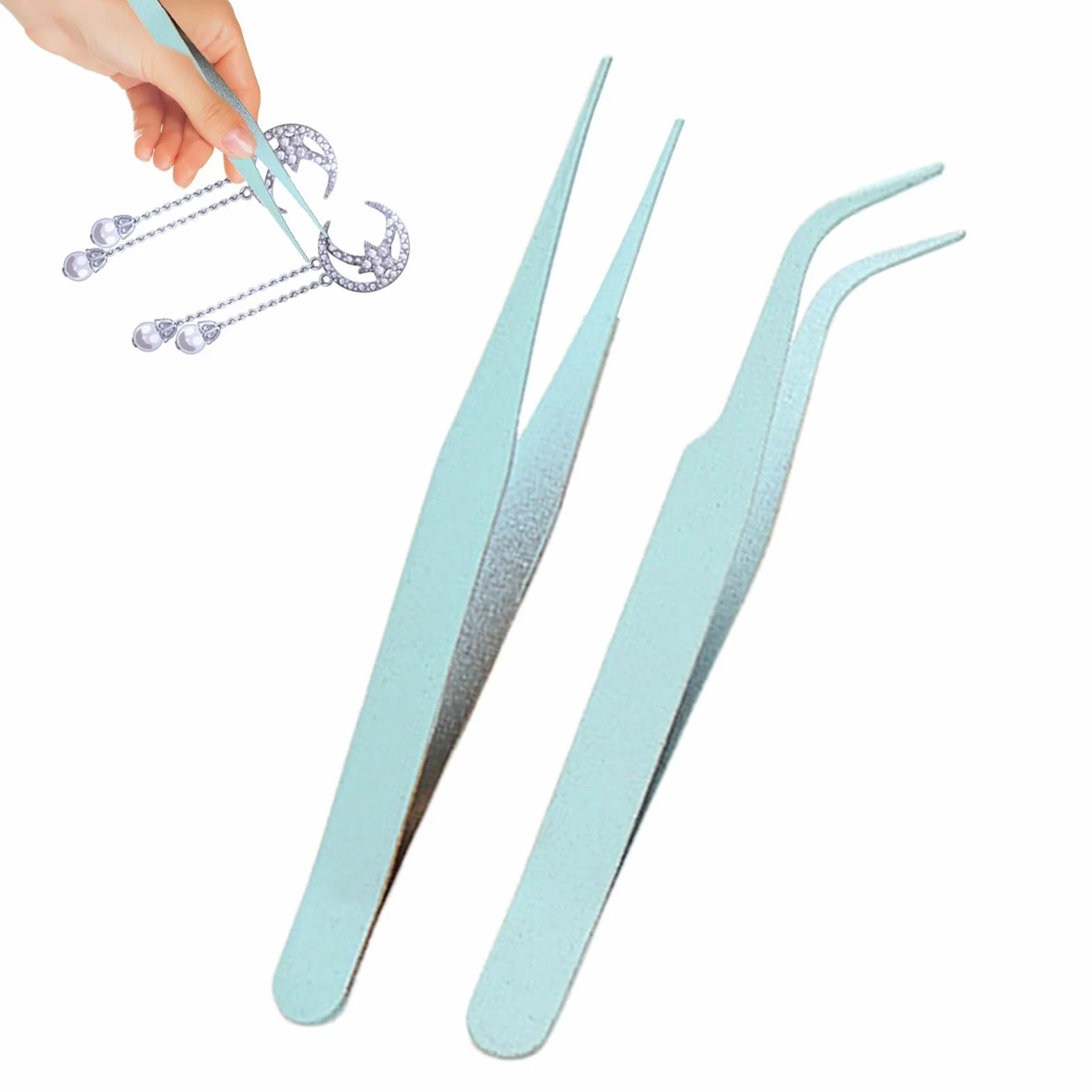 Pinzas de codo para pegatinas de acero inoxidable para scrapbooking