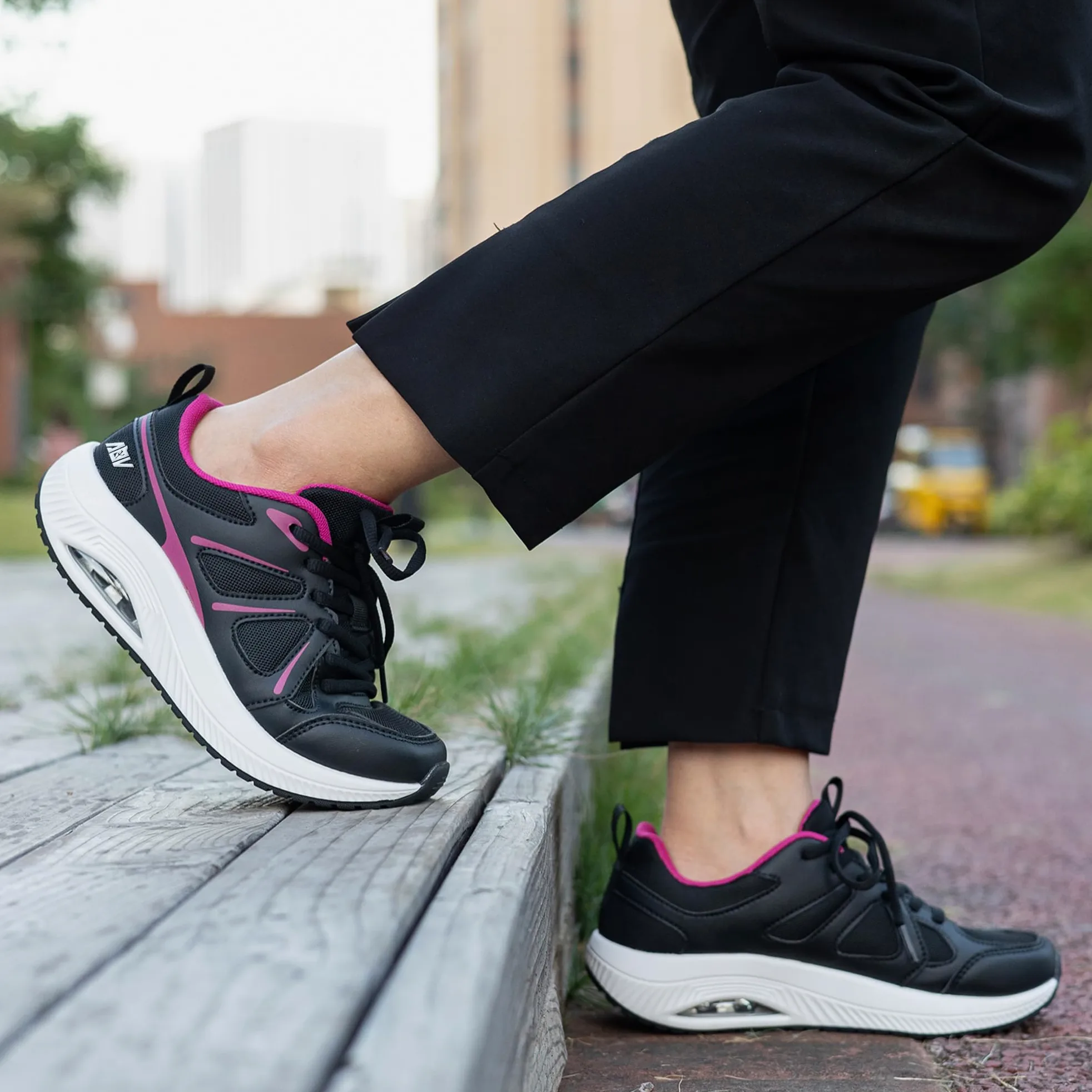 Quseek Zapatos ortopédicos para mujer, zapatos para caminar, cómodos, ligeros, transpirables, para fascitis plantar, pies planos EU35.5-42.5