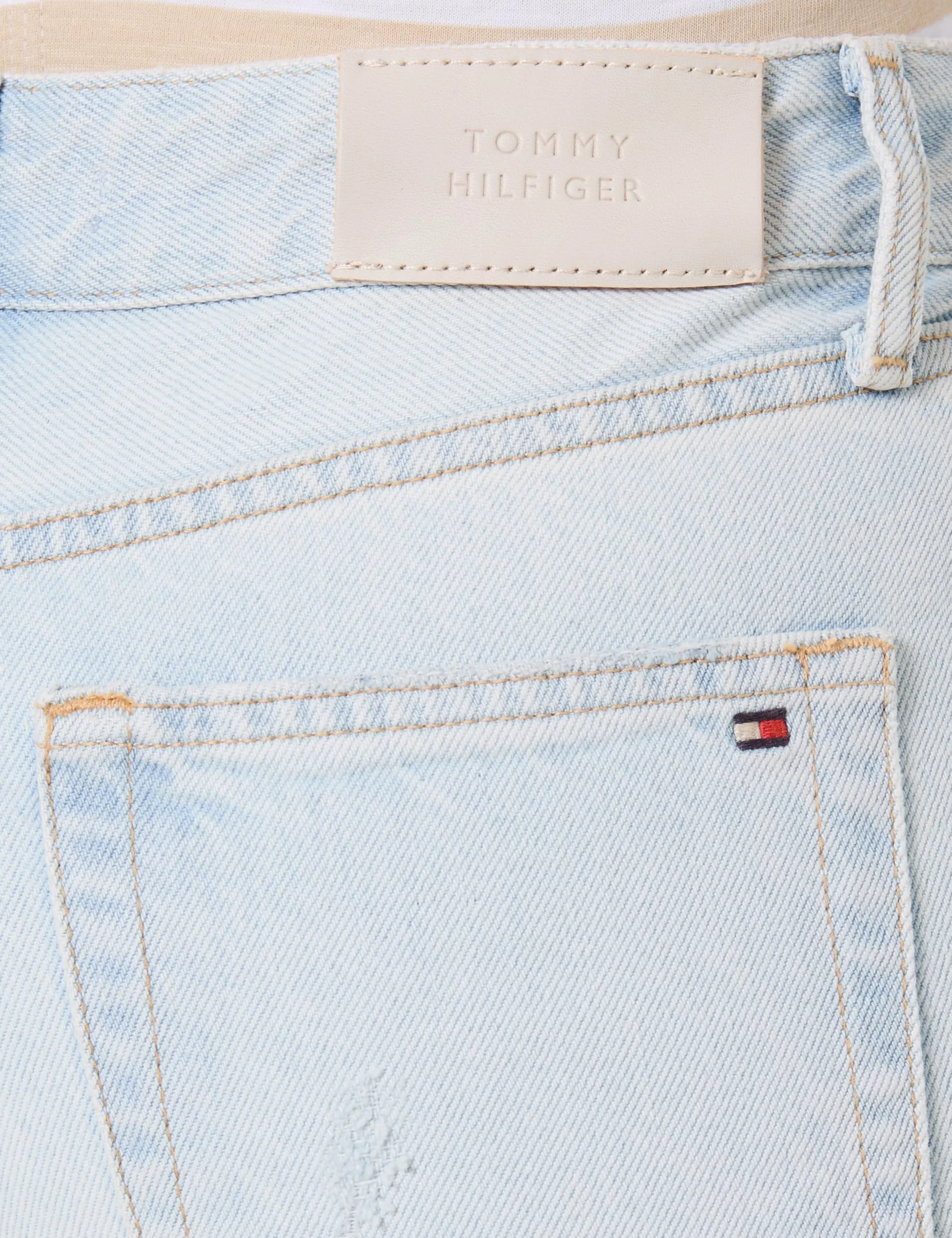 Tommy Hilfiger Vaqueros Mujer Wide Leg Sky Talle Medio