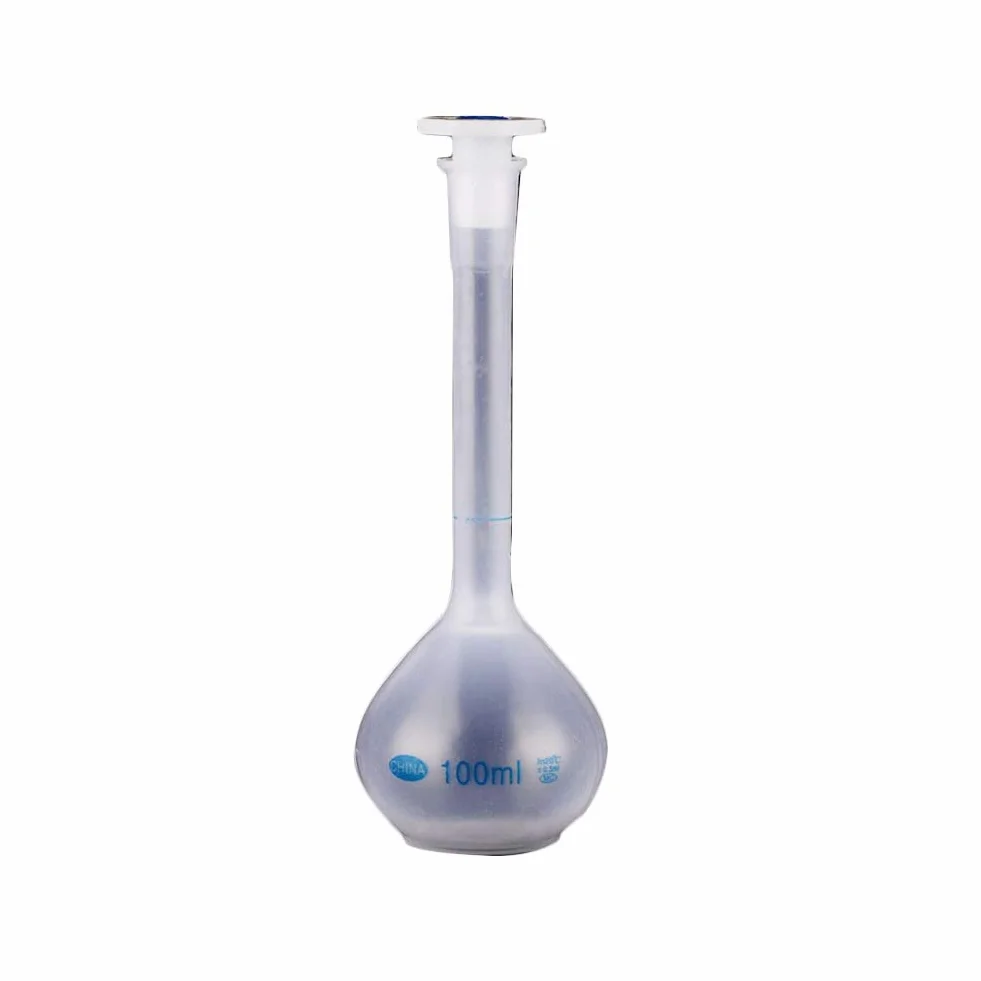 Pipeta Volumétrica Matraz Aforado 1000mL Resistente al Calor Cuello Largo Laboratorio Escuela