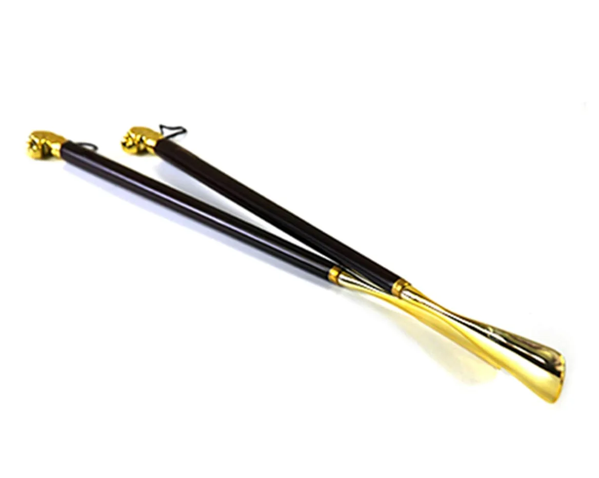 calzador, Calzador de madera metal alta calidad, calzador con mango largo
