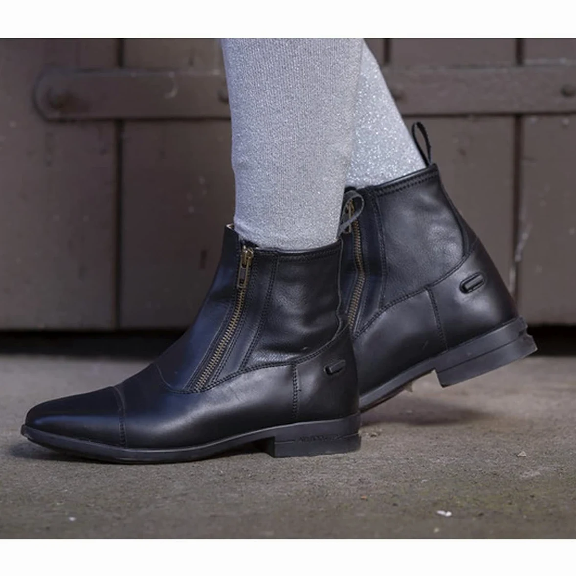 EQUITHEME Botas de Montar Double Zip