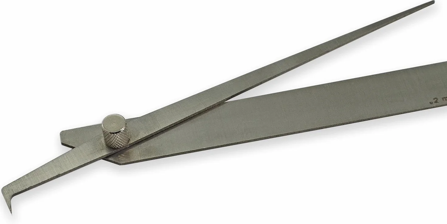 RIVERWELD Medidor de picaduras Soldadura V-Wac Inspección Socavado Altura Corona