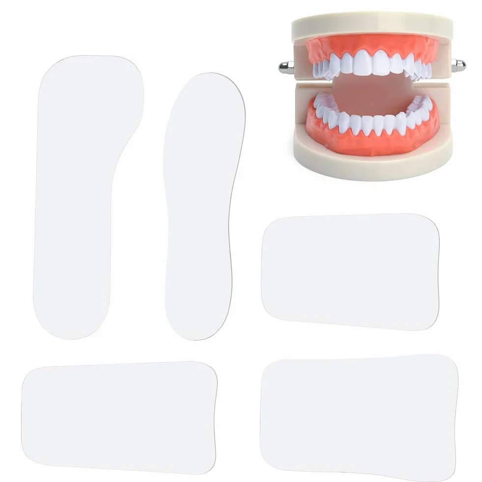 Reflector Fotográfico Dental Intraoral 2 Caras Espejo Ortodoncia 5 Uds.
