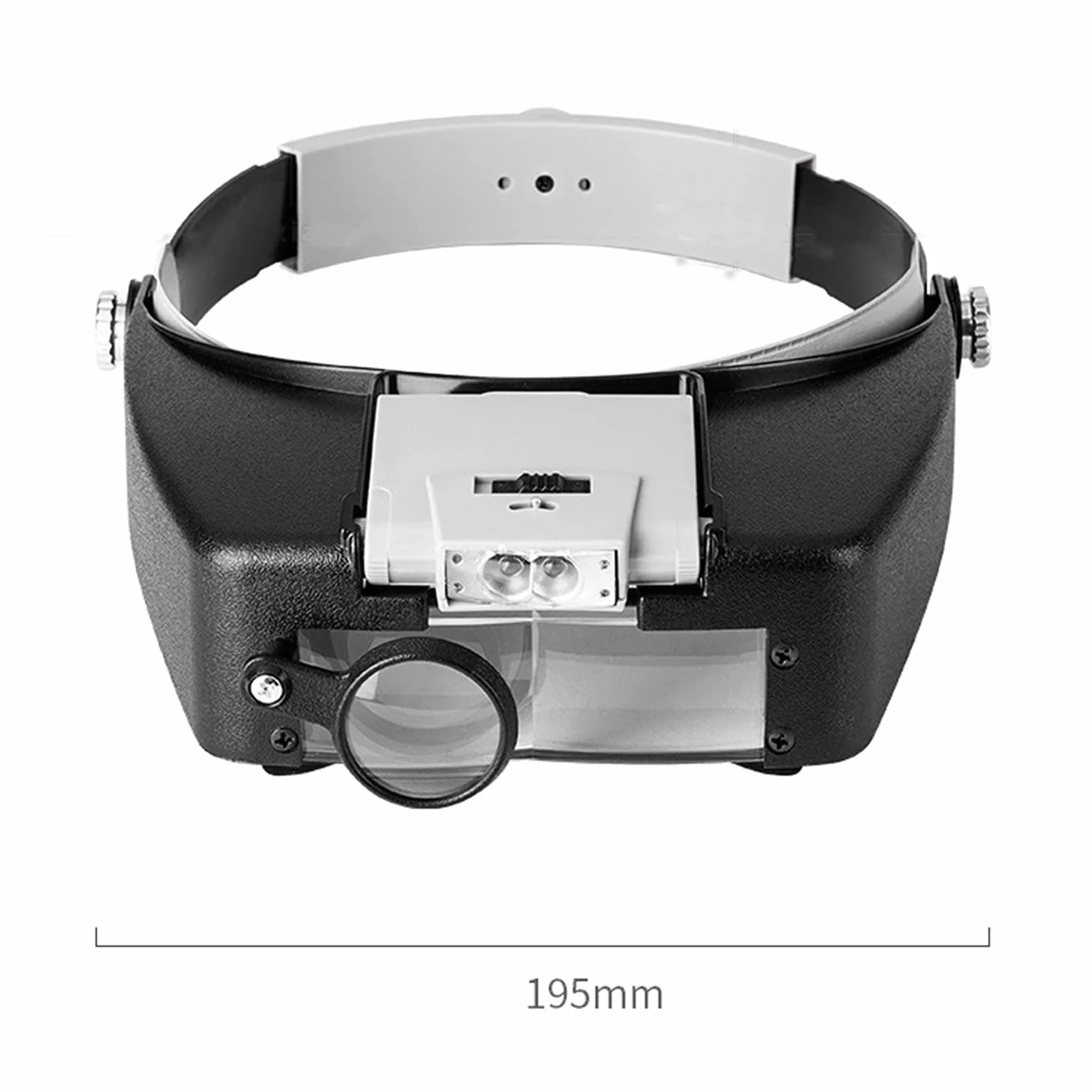 Faro Lupa Dental Magnificación Binocular Quirúrgica Gris