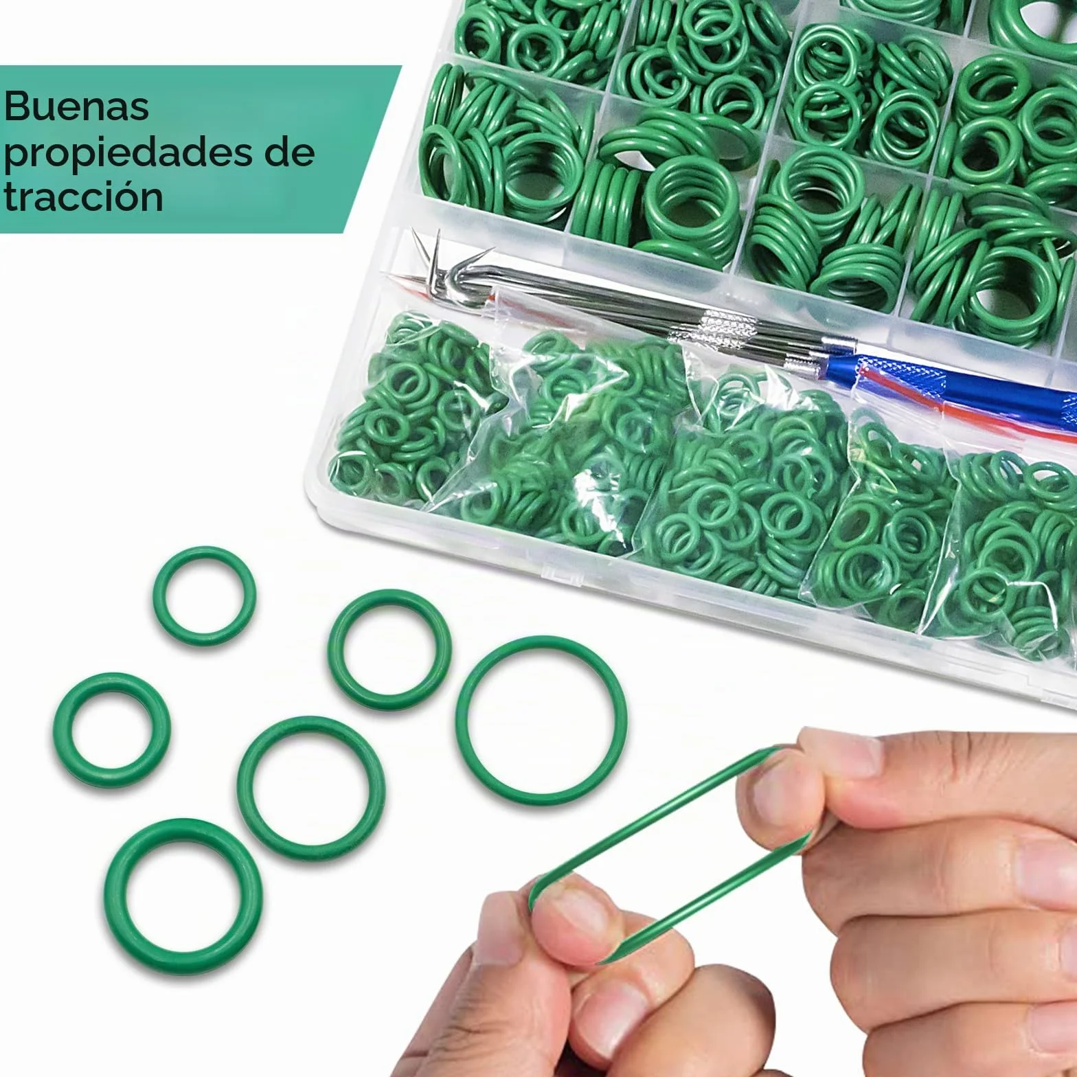 595 piezas kit de juntas tóricas para aire acondicionado automoción A/C