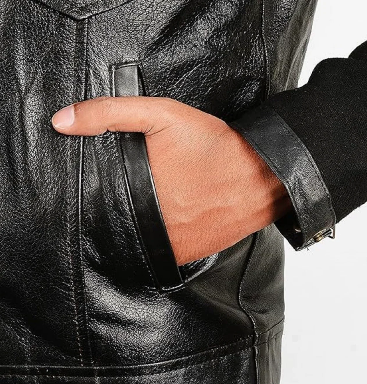 Chalecos y sudadera con capucha de piel para hombre, diseño de Hijo de la Anarquía Biker Club California