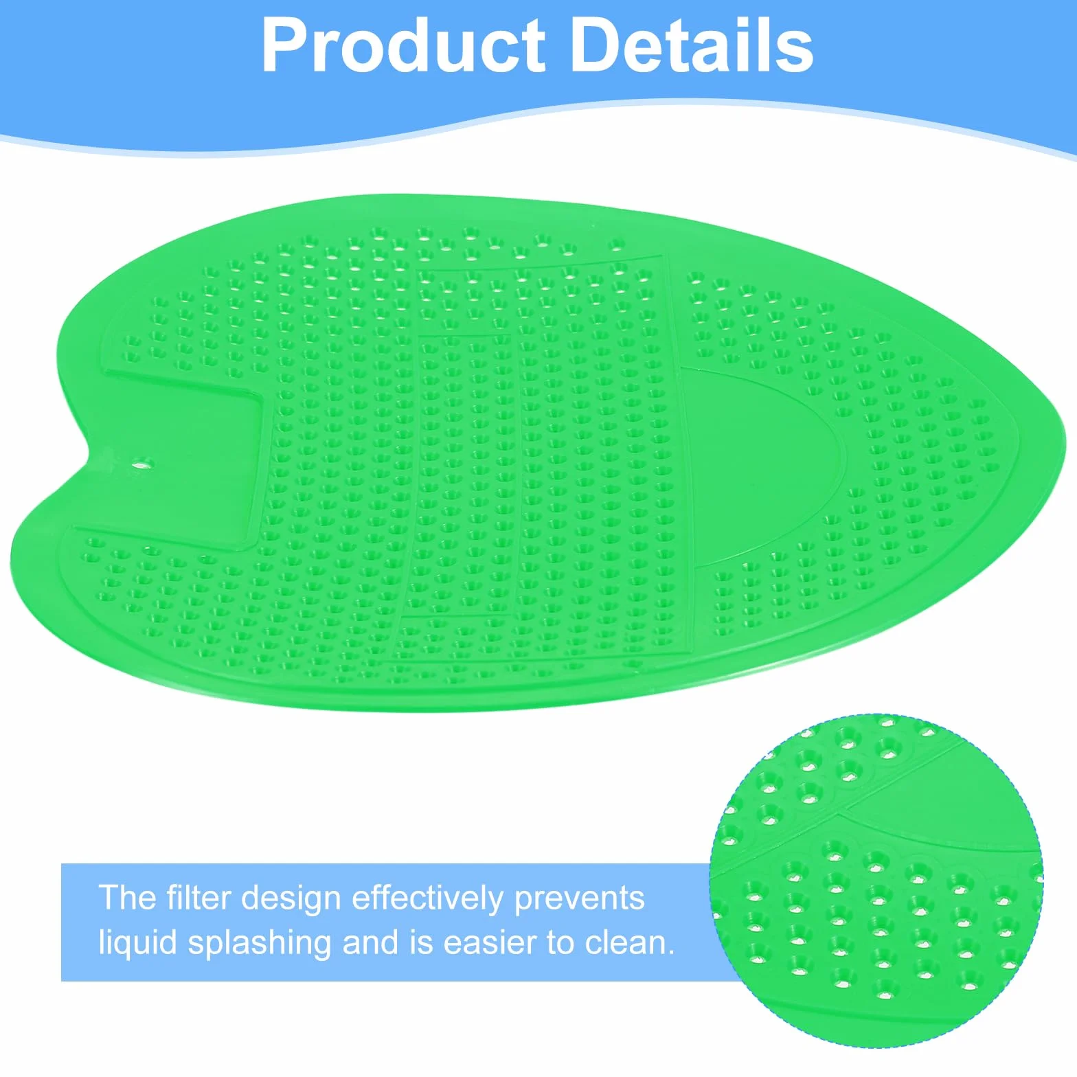 QUARKZMAN 12 Piezas Desodorante de Pantalla de Orinal, Pastillas de Orinal con Fragancia Anti-Salpicaduras, Protección contra Olores, Alfombrillas de Orinal para Baño, Verde