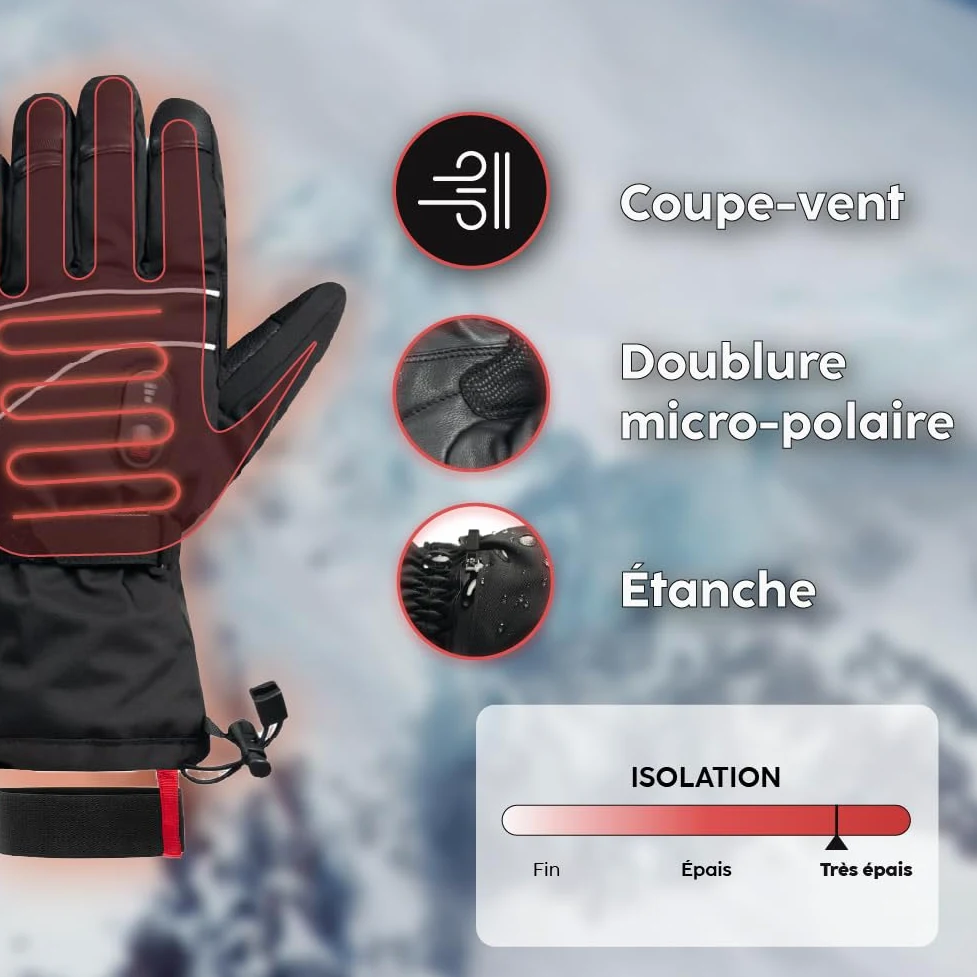 Evo-2-1 - Guantes de esquí térmicos