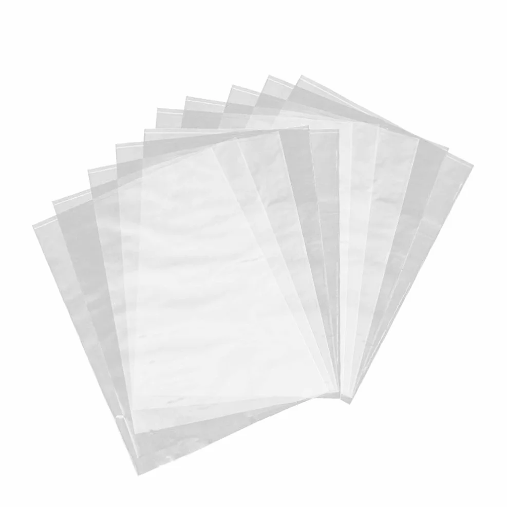 HEALLILY Bolsas Retráctiles Transparentes PVC 100 Unidades 9.84x11.11 Pulgadas Envoltura Termoretráctil