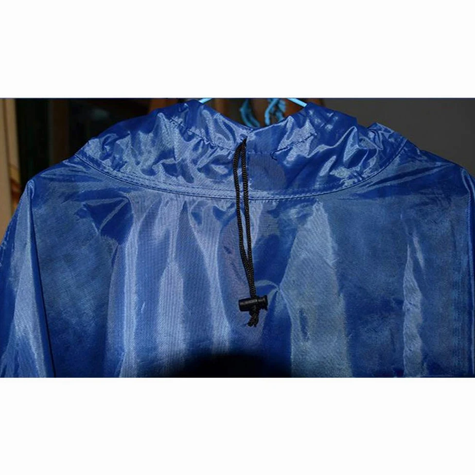 Chubasquero，Chaqueta impermeable Capa impermeable grande for lluvia, for scooter de movilidad, impermeable for motocicleta, poncho for lluvia, protección total con visera