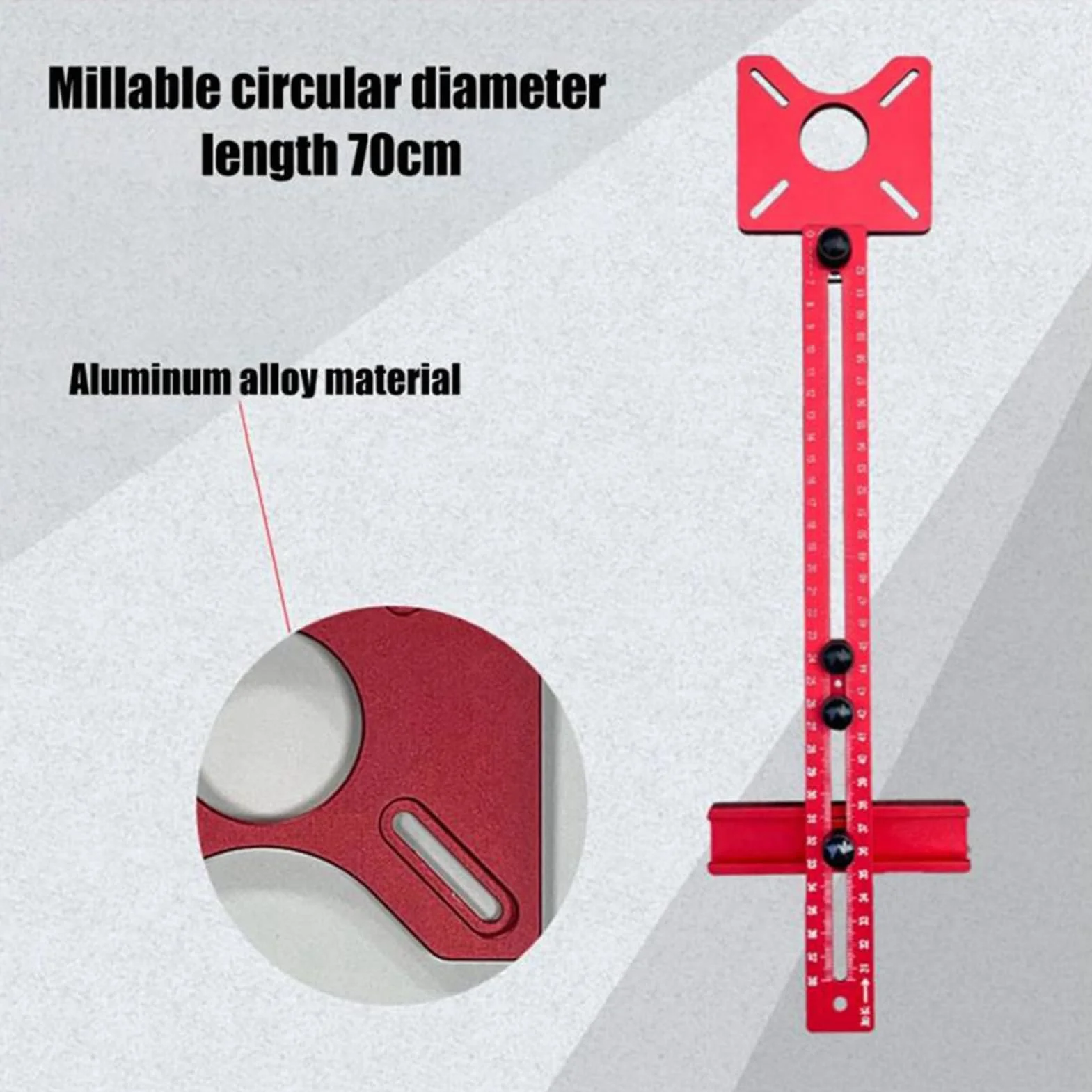 Greensen Soporte de Fresado para Router 3 en 1, Plantilla de Carpintería de Aleación de Aluminio con Tabla Abatible Desmontable