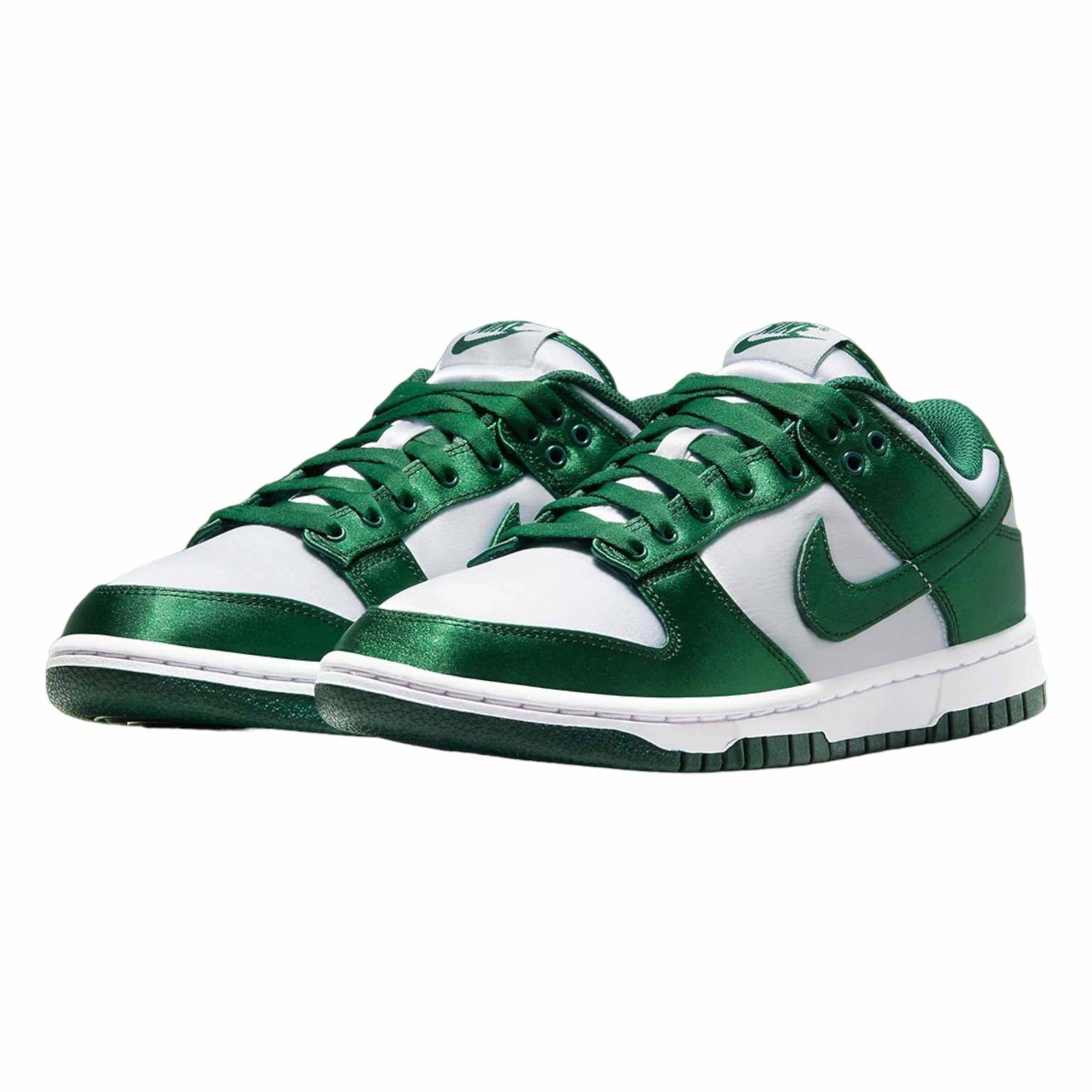 Nike W Dunk Low - Tenis de Baloncesto para Mujer, Equipo Blanco y Verde, 38 EU