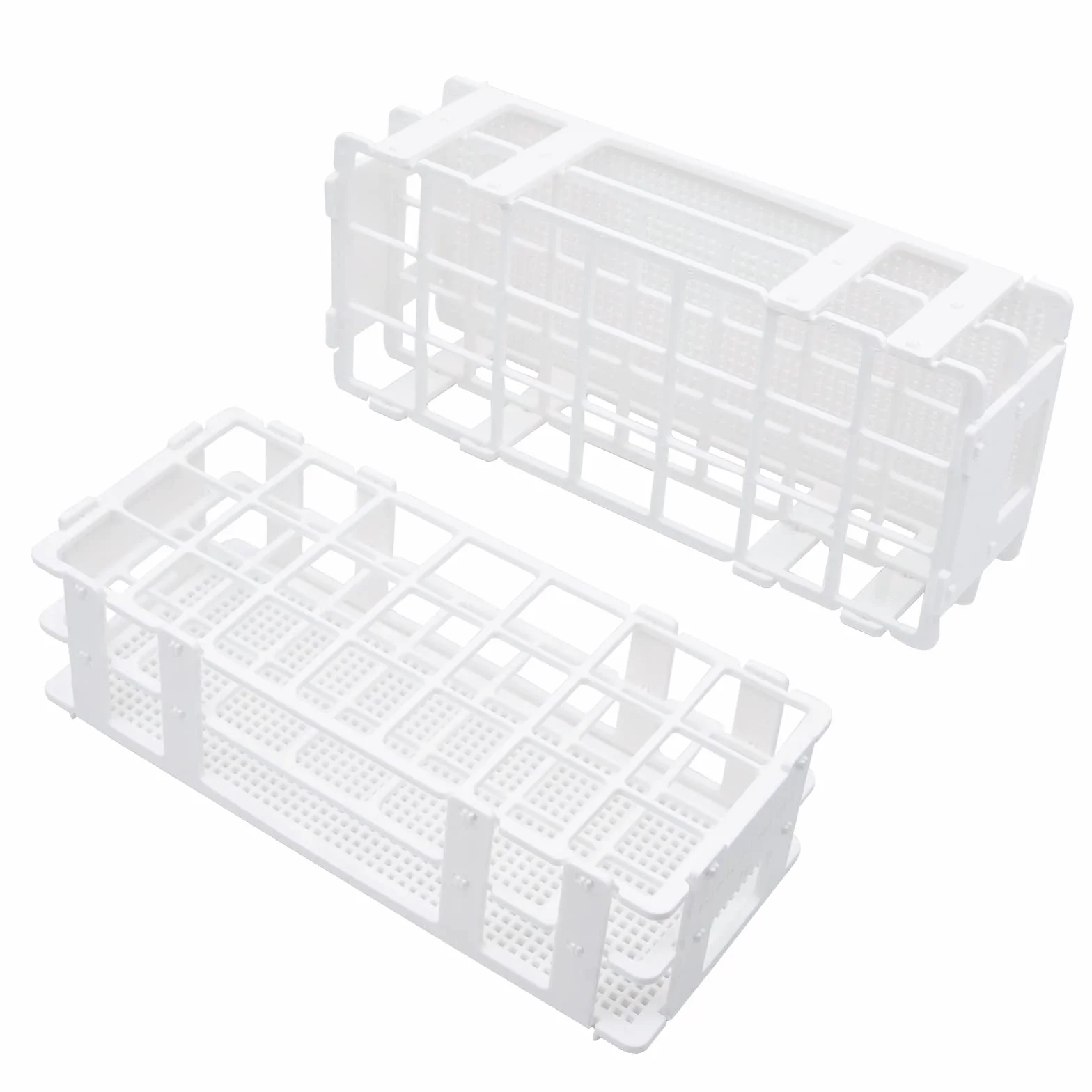 Soporte de tubo de ensayo de plástico 30mm 21 agujeros 3 uds para laboratorio educativo