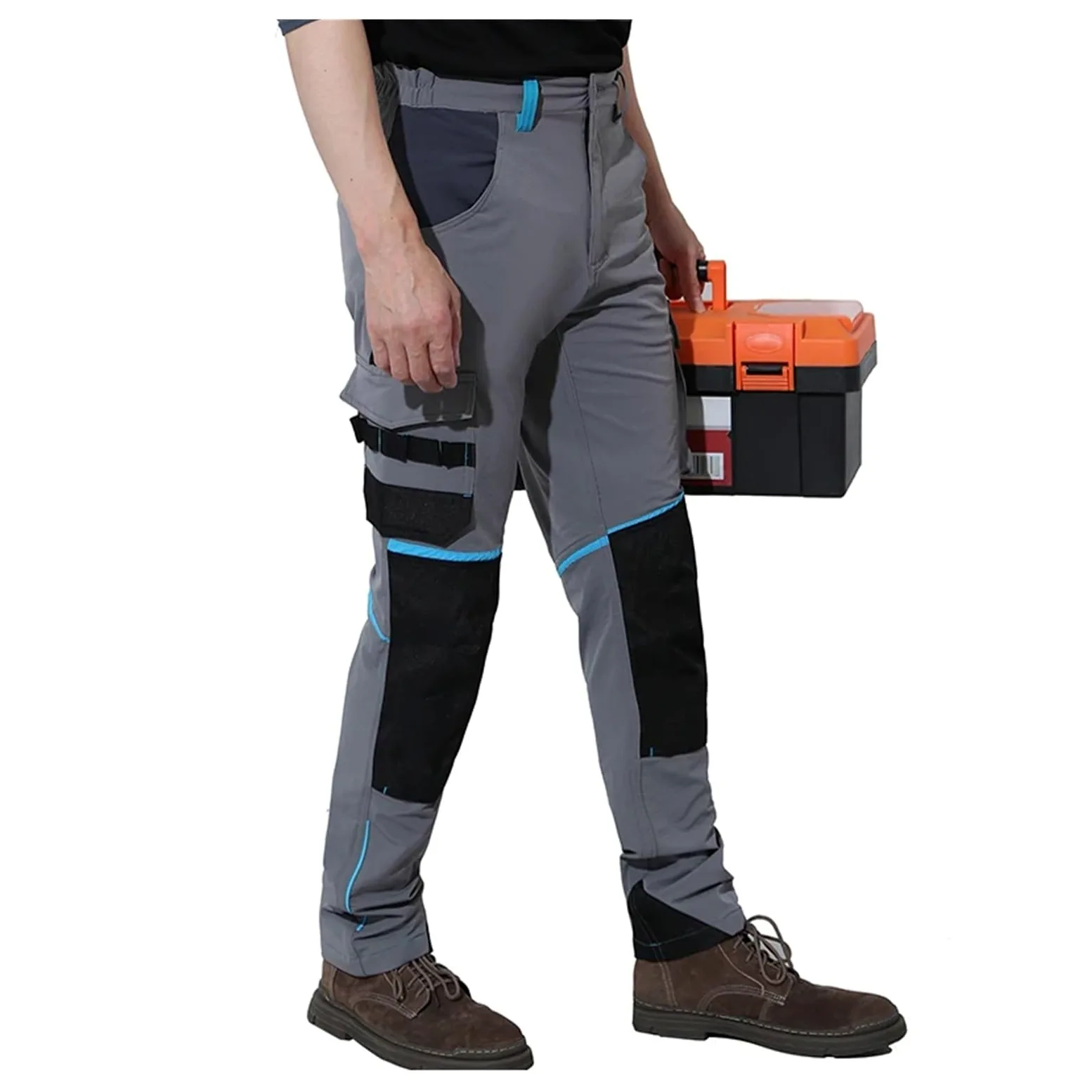 Pantalones de Trabajo Hombre Pantalones de Trabajo Multibolsillos Pantalones Senderismo Ropa for Hombre