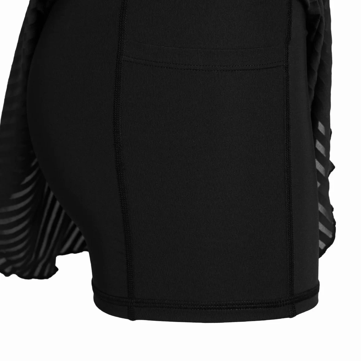Izas Nevada Skirt Falda de Pádel para Mujer con Pantalón Interior. Mini Falda Plisada Elástica con Múltiples Bolsillos. Transpirable y de Secado Rápido
