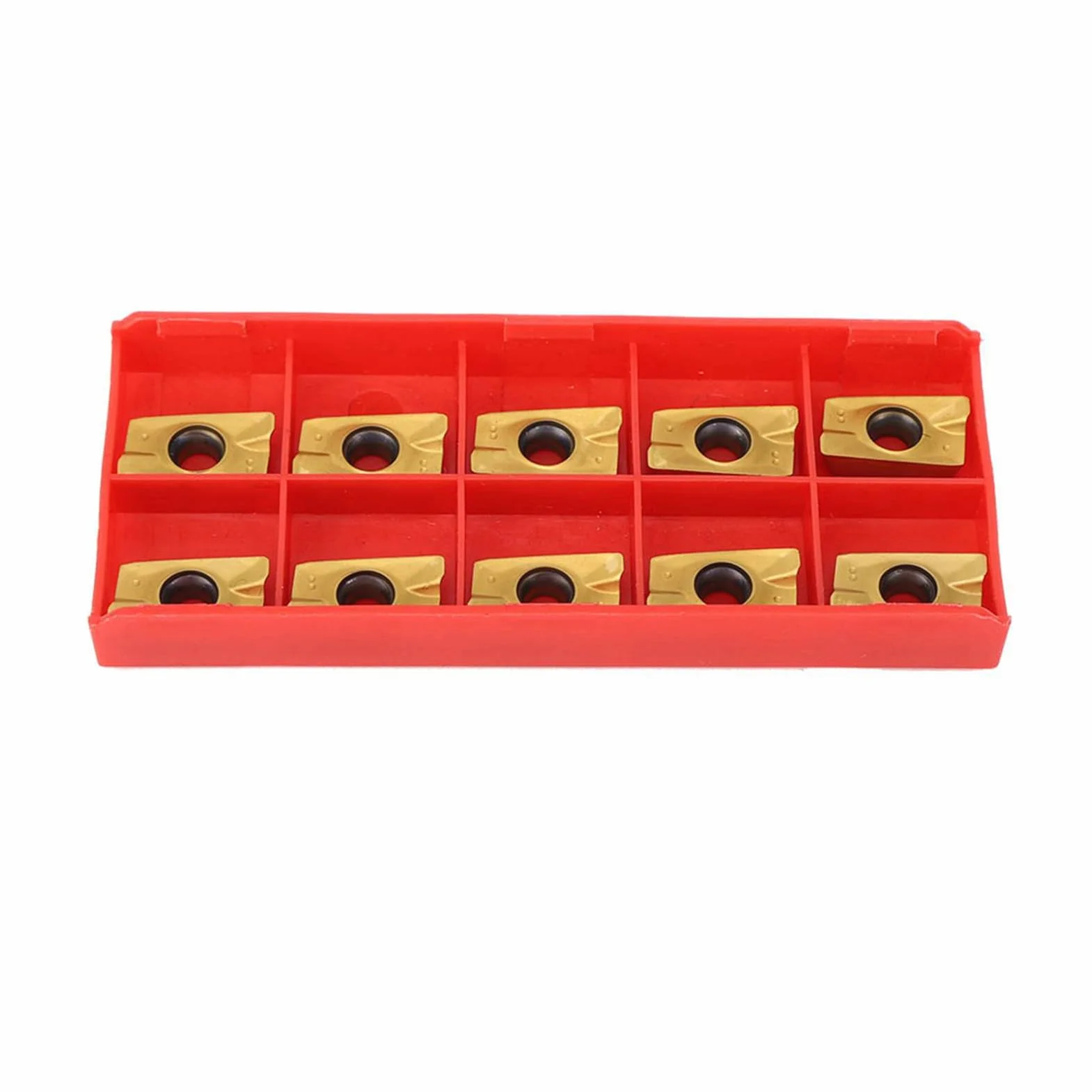 Insertos de Carburo APMT1604 10PCS Fresado Torneado Cementado Dureza 15-50HRC CNC