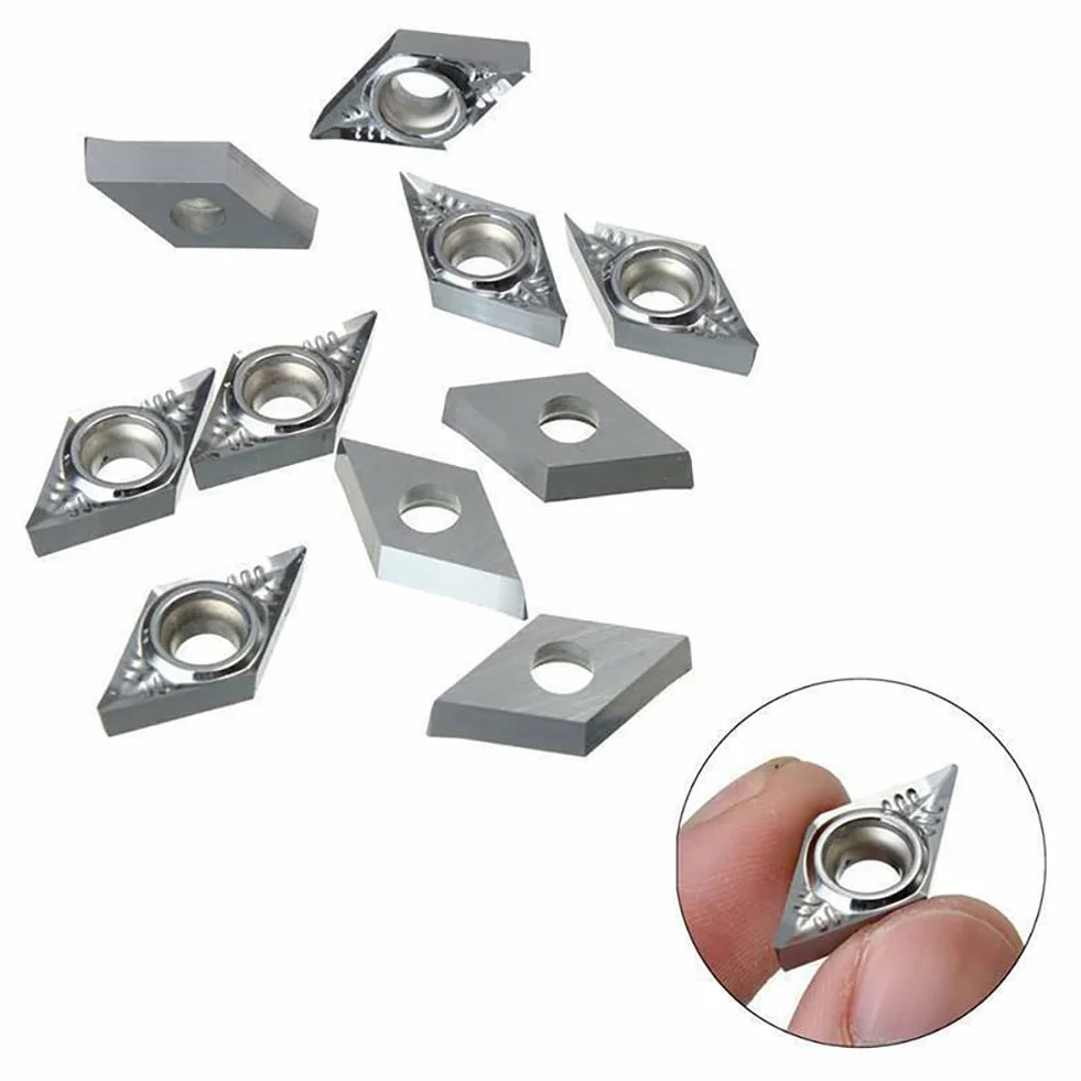 Insertos de torneado de carburo DCGT11T304-AK H01 DCGT32.51 DCMT para aluminio