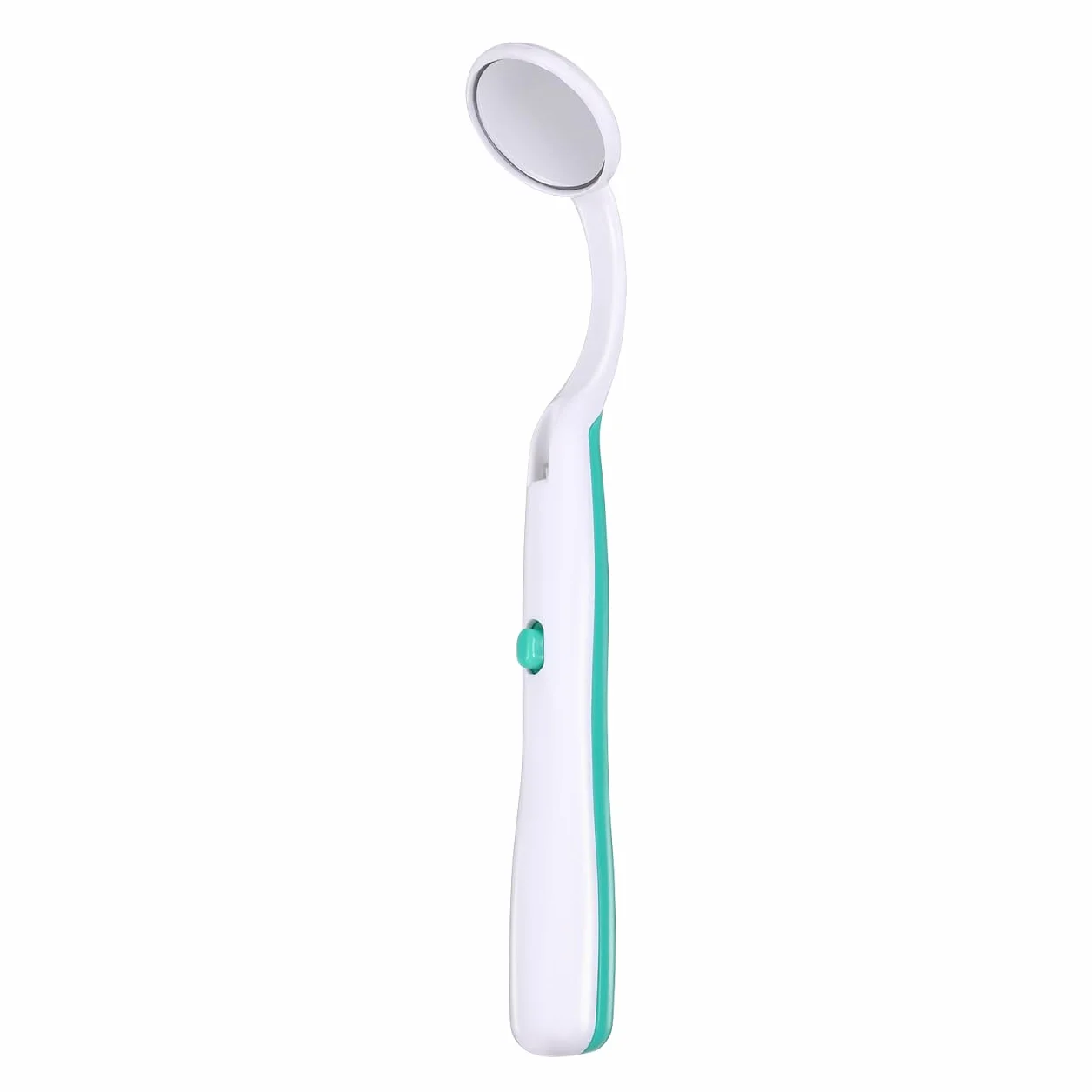 FOMIYES Espejo Dental con Luz LED Anti-Niebla para Inspección Oral (Verde)