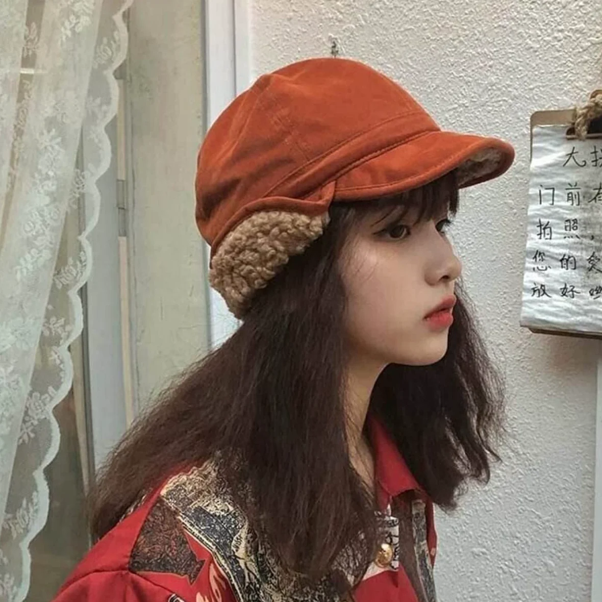 Gorro de Lana de Invierno para Mujer, cálido, para Deportes al Aire Libre, Golf, béisbol, Gorras para Hombre, Orejeras Gruesas (Talla única)