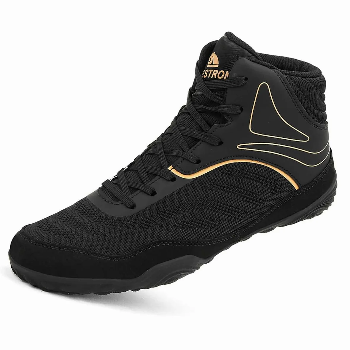 Zapatos Deportivos De Lucha Libre, Bota De Combate De Boxeo De Malla Antideslizante Calzado De Entrenamiento De Kickboxing De Peso Ligero para Adultos Masculinos
