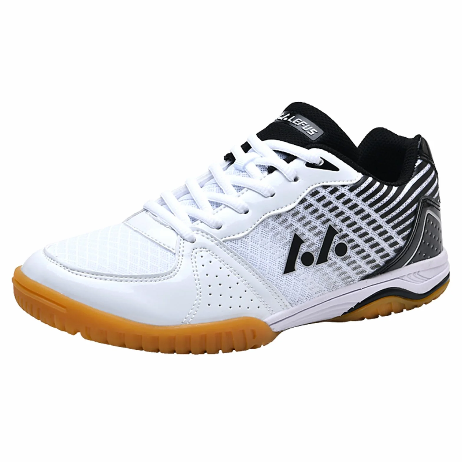 JiuQing Tenis de mesa para hombre, suela suave transpirable para interiores