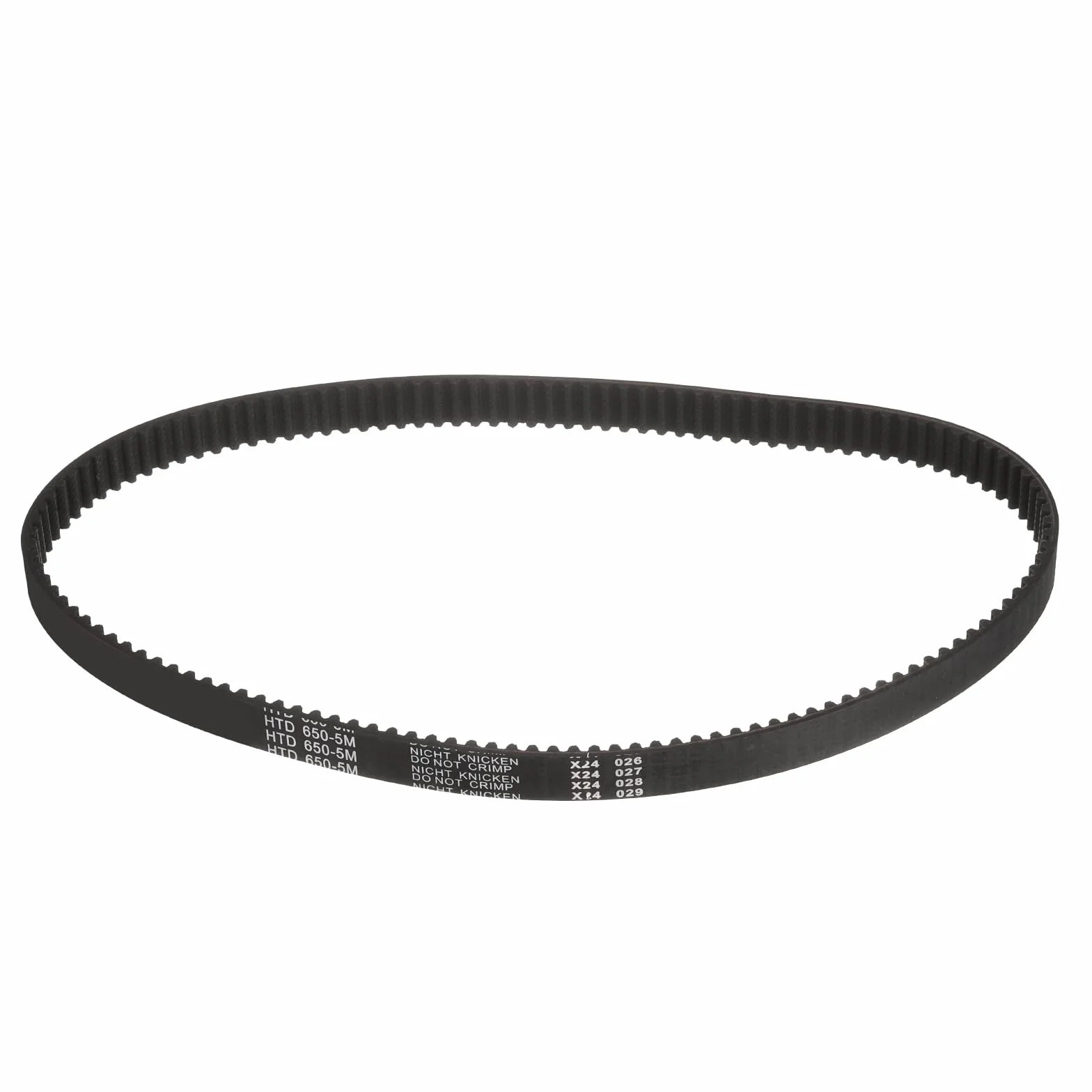sourcing map correa dentada HTD-5M 130 dientes 650mm 15mm 3,6mm goma