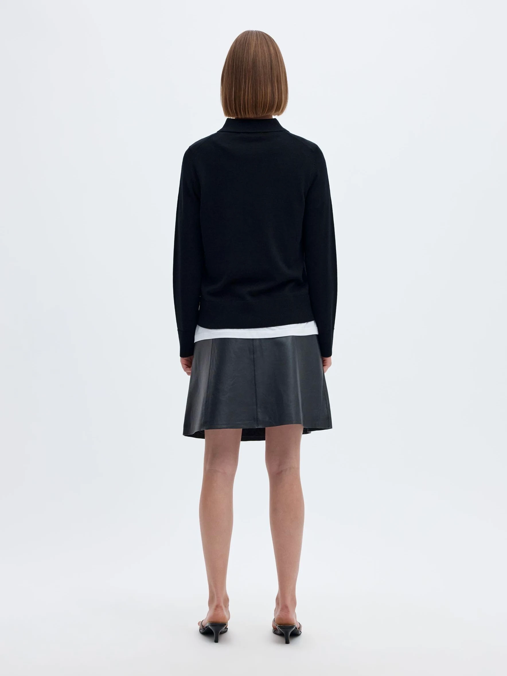 SELECTED FEMME Leather Skirt Mini