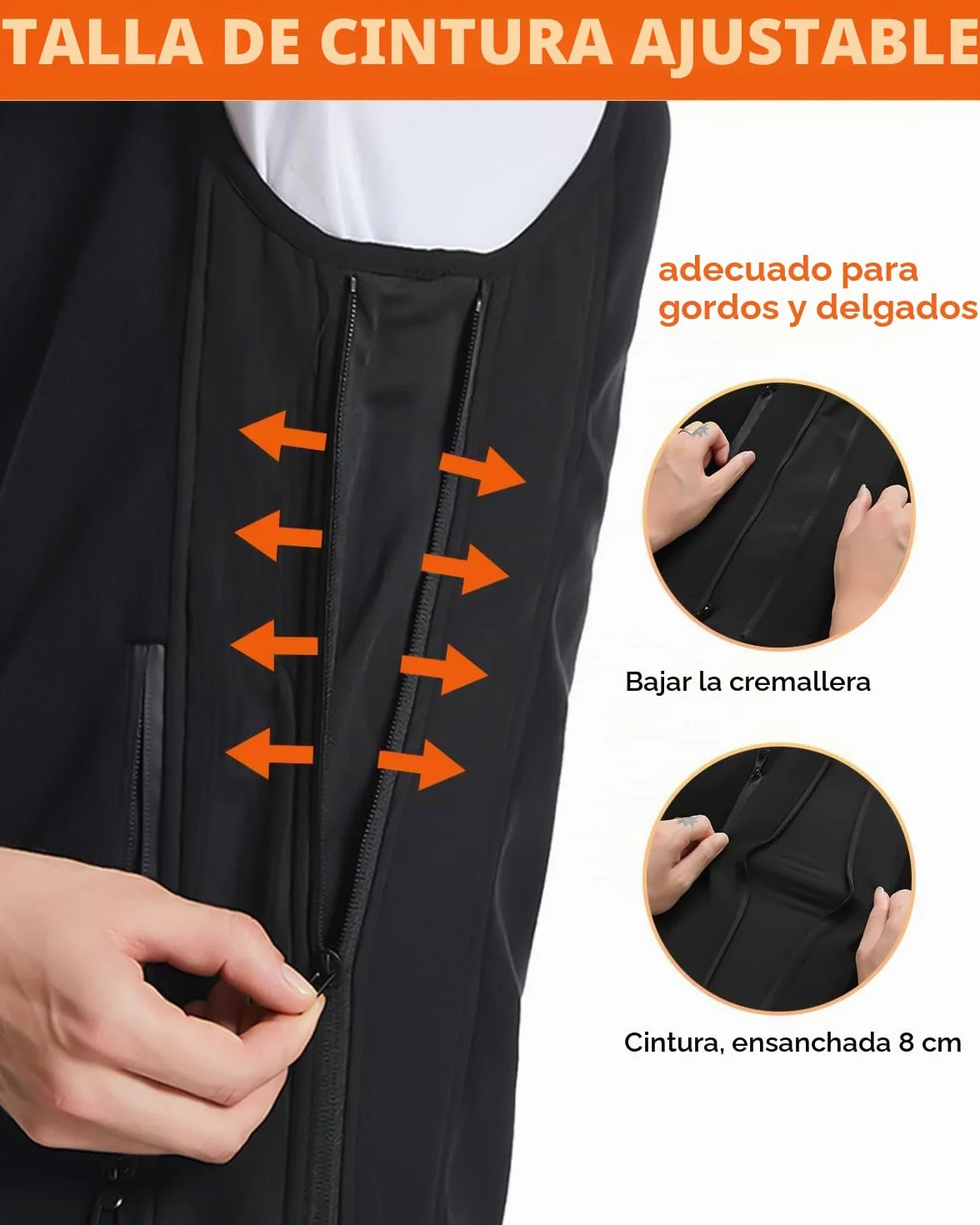 Chaleco Calefactable para Hombre Mujer,Chaqueta Calefactable con 10000mah Bateria 3 Niveles de Temperatura,13 Zonas de Calefacción,Tamaño Ajustable, Eléctrico Chaleco Térmico para el Invierno
